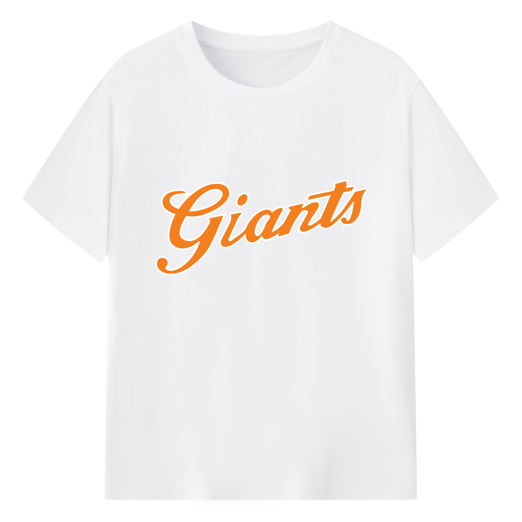 YOMIURI GIANTS ALT WORDMARK Logo - 綿100％ 半袖Tシャツ ・ フロントプリント ・ 快適 通気性 ・ 日常使い 散歩 スポーツ用