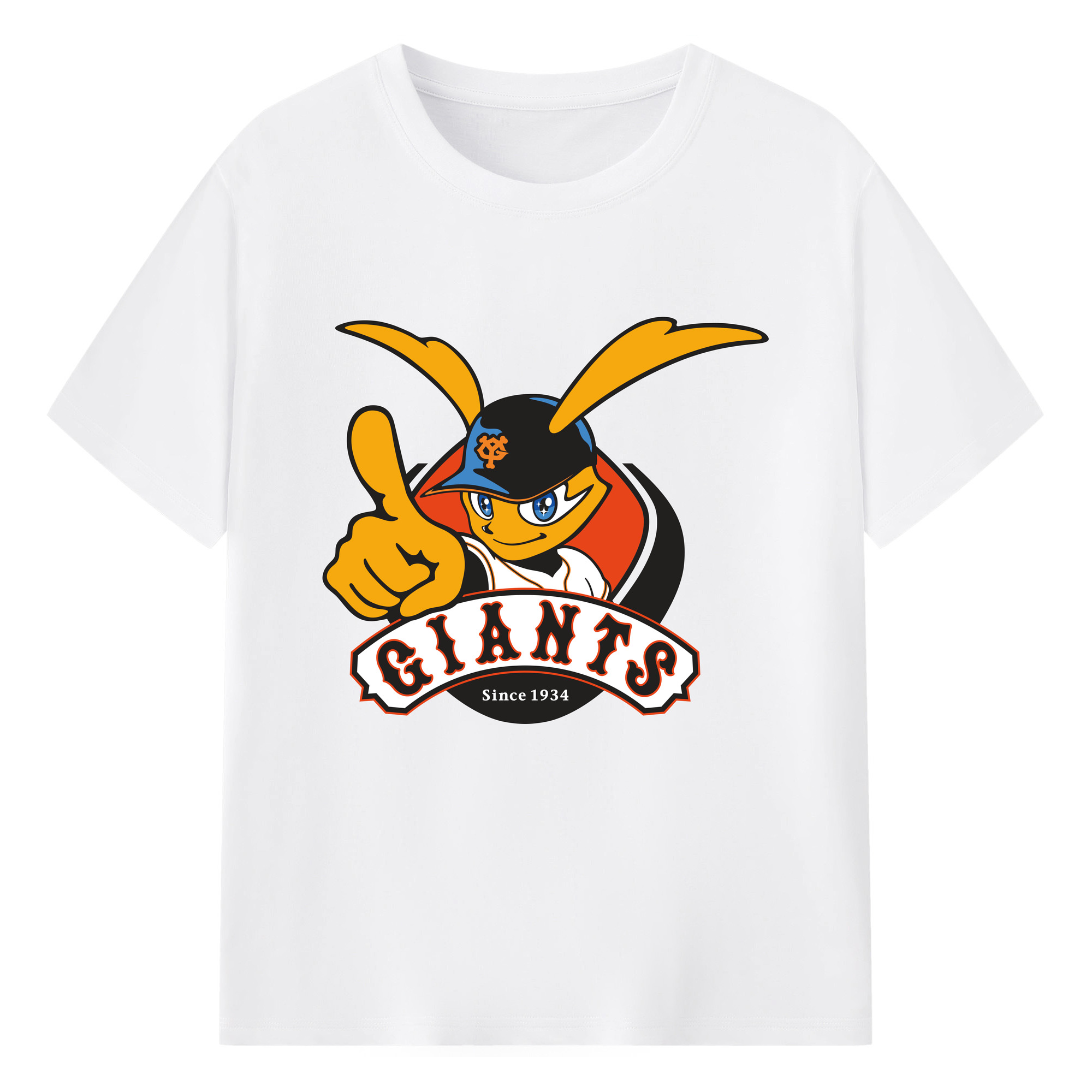 Yomiuri Giants Logo - 綿100％ 半袖Tシャツ ・ フロントプリント ・ 快適 通気性 ・ 日常使い 散歩 スポーツ用