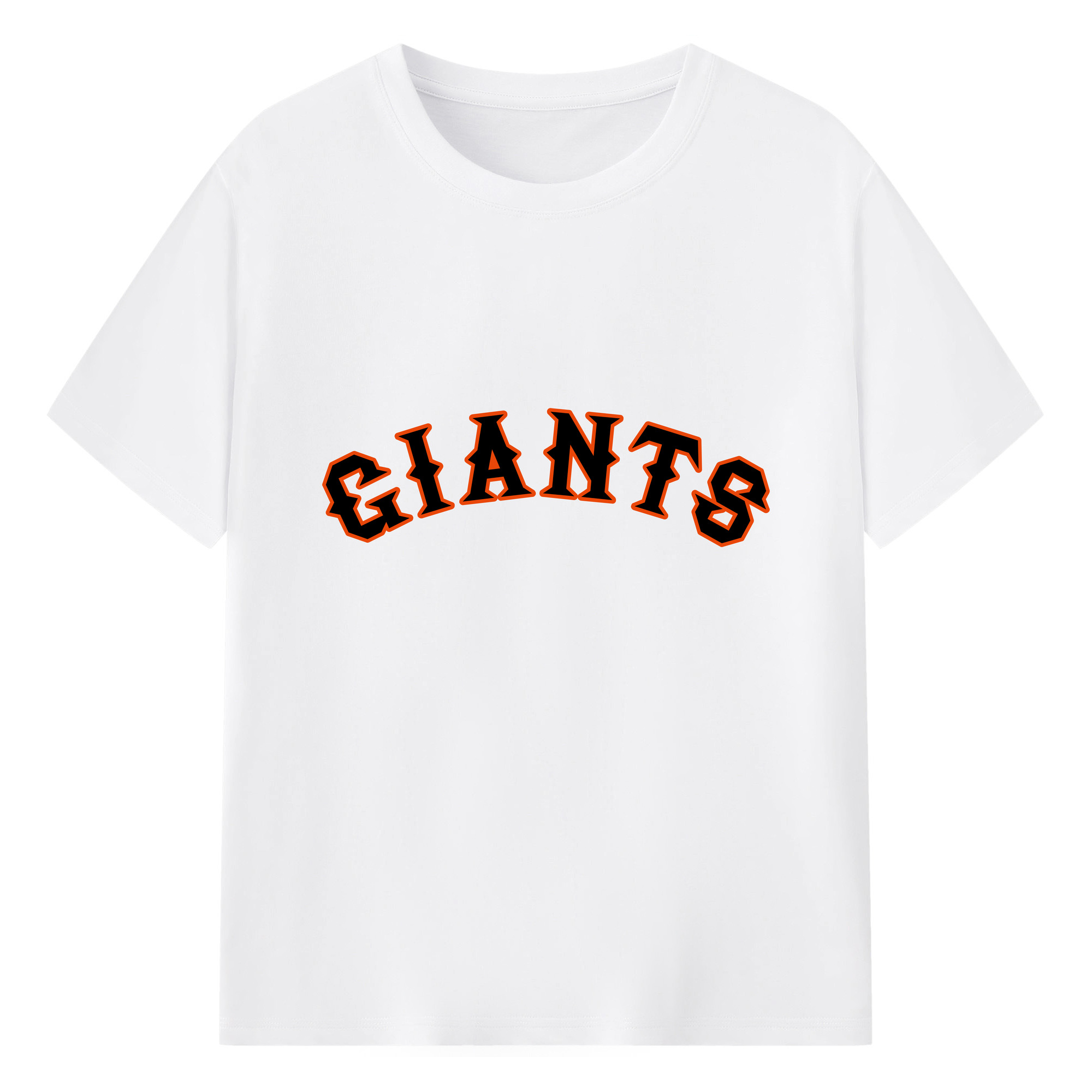 YOMIURI GIANTS OLD WORDMARK APPLICATION INCLINATION Logo - 綿100％ 半袖Tシャツ ・ フロントプリント ・ 快適 通気性 ・ 日常使い 散歩 スポーツ用