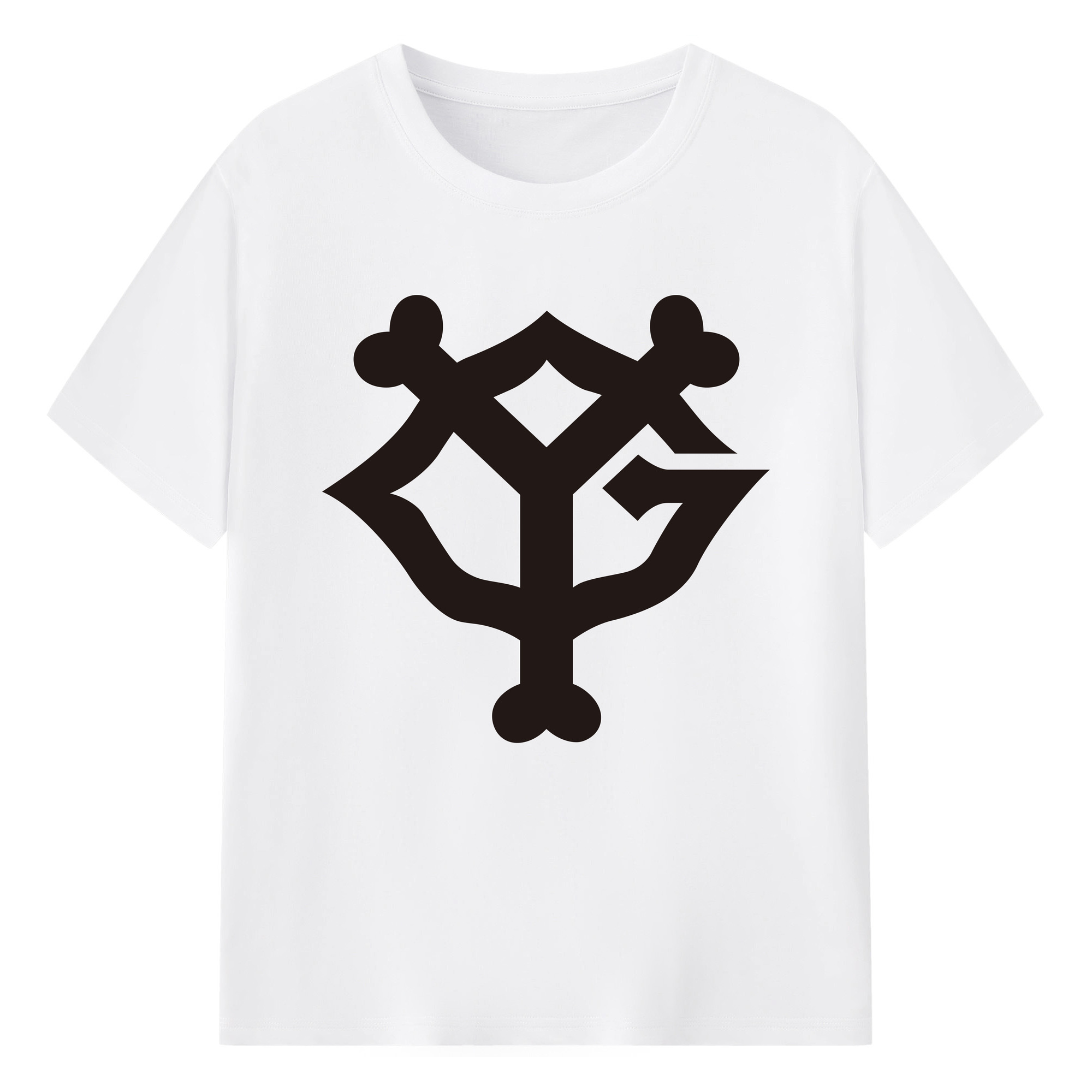 YOMIURI GIANTS SYMBOL BLACK APPLICATION Logo - 綿100％ 半袖Tシャツ ・ フロントプリント ・ 快適 通気性 ・ 日常使い 散歩 スポーツ用