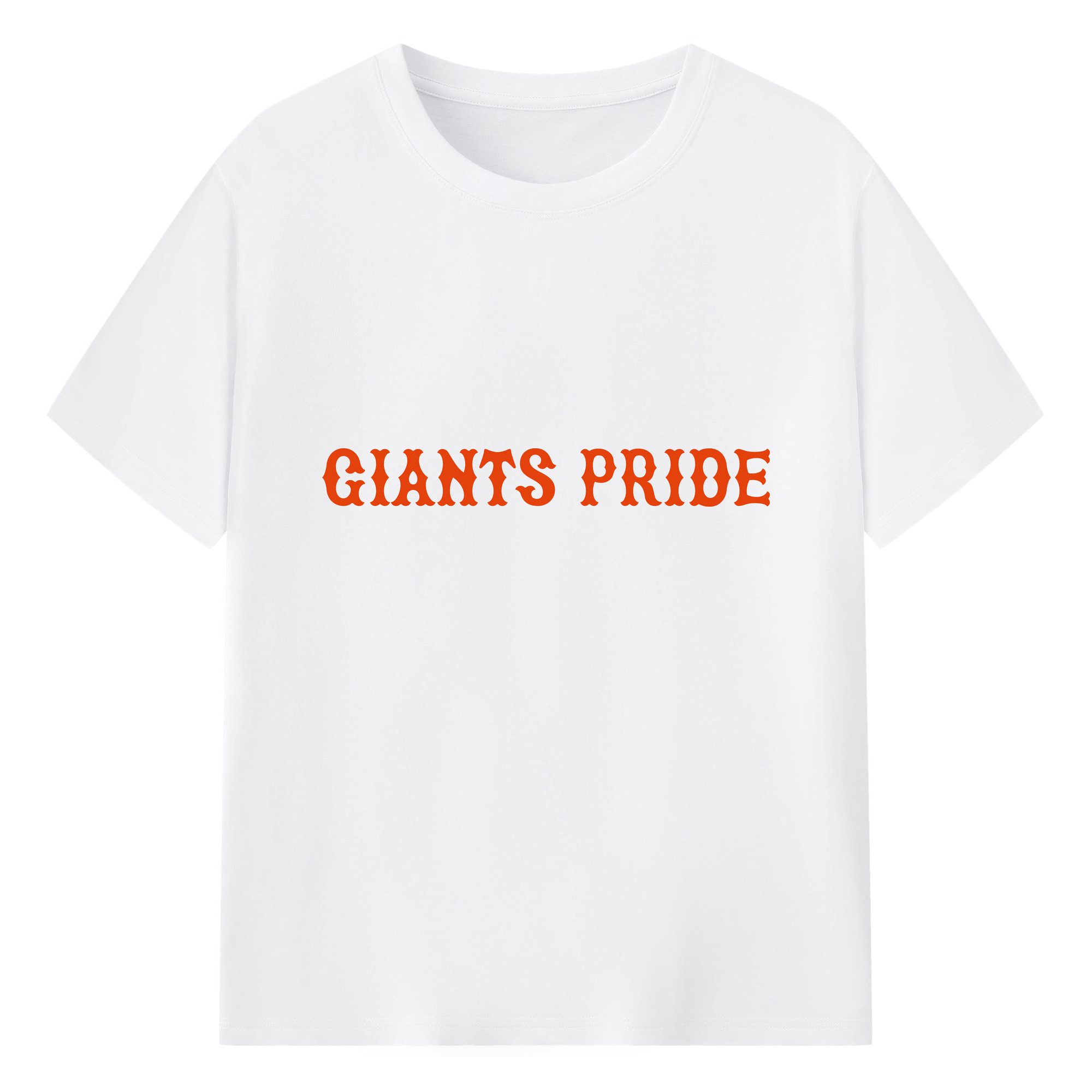 YOMIURI GIANTS SLOGAN GIANTS PRIDE Logo - 綿100％ 半袖Tシャツ ・ フロントプリント ・ 快適 通気性 ・ 日常使い 散歩 スポーツ用