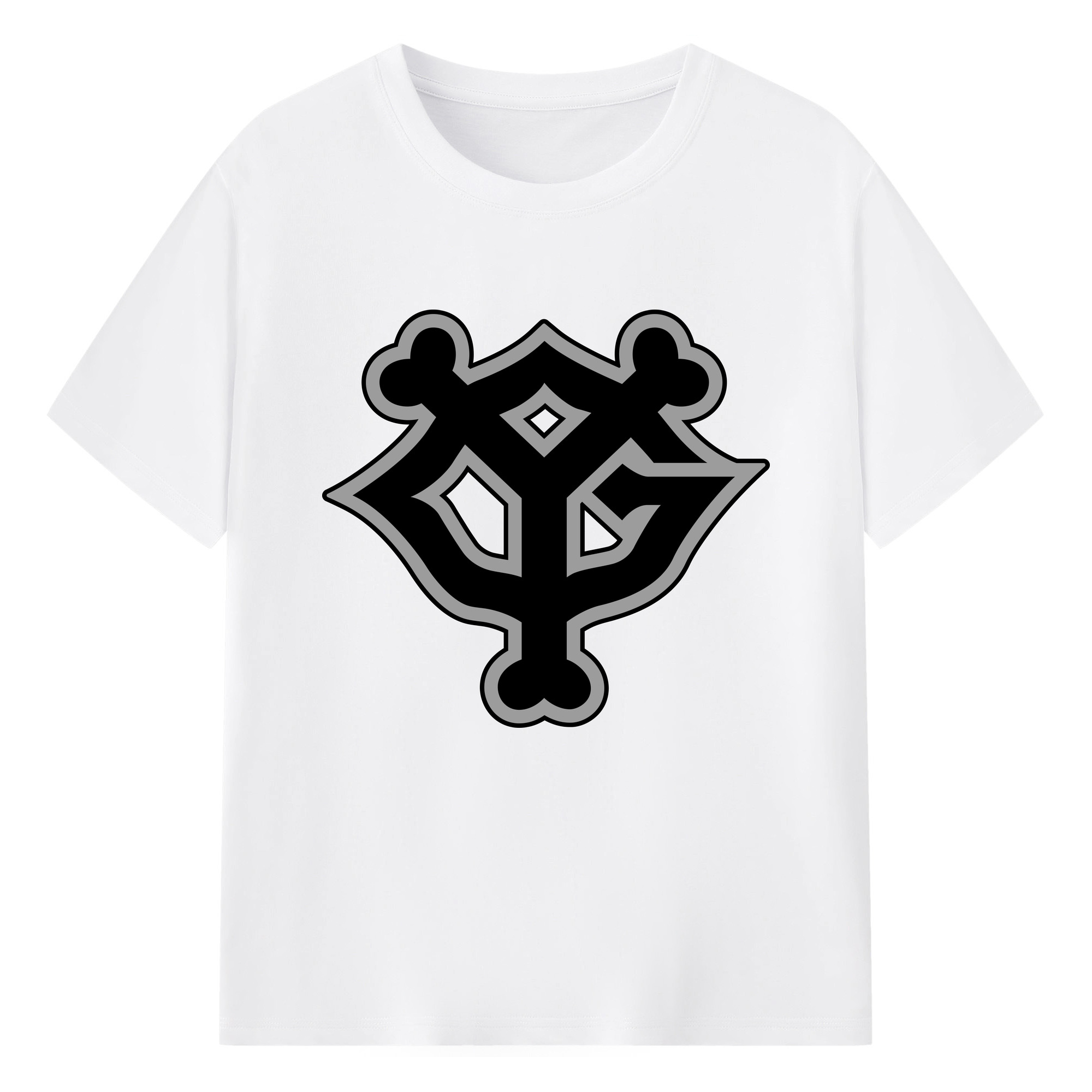 YOMIURI GIANTS SYMBOL Logo - 綿100％ 半袖Tシャツ ・ フロントプリント ・ 快適 通気性 ・ 日常使い 散歩 スポーツ用