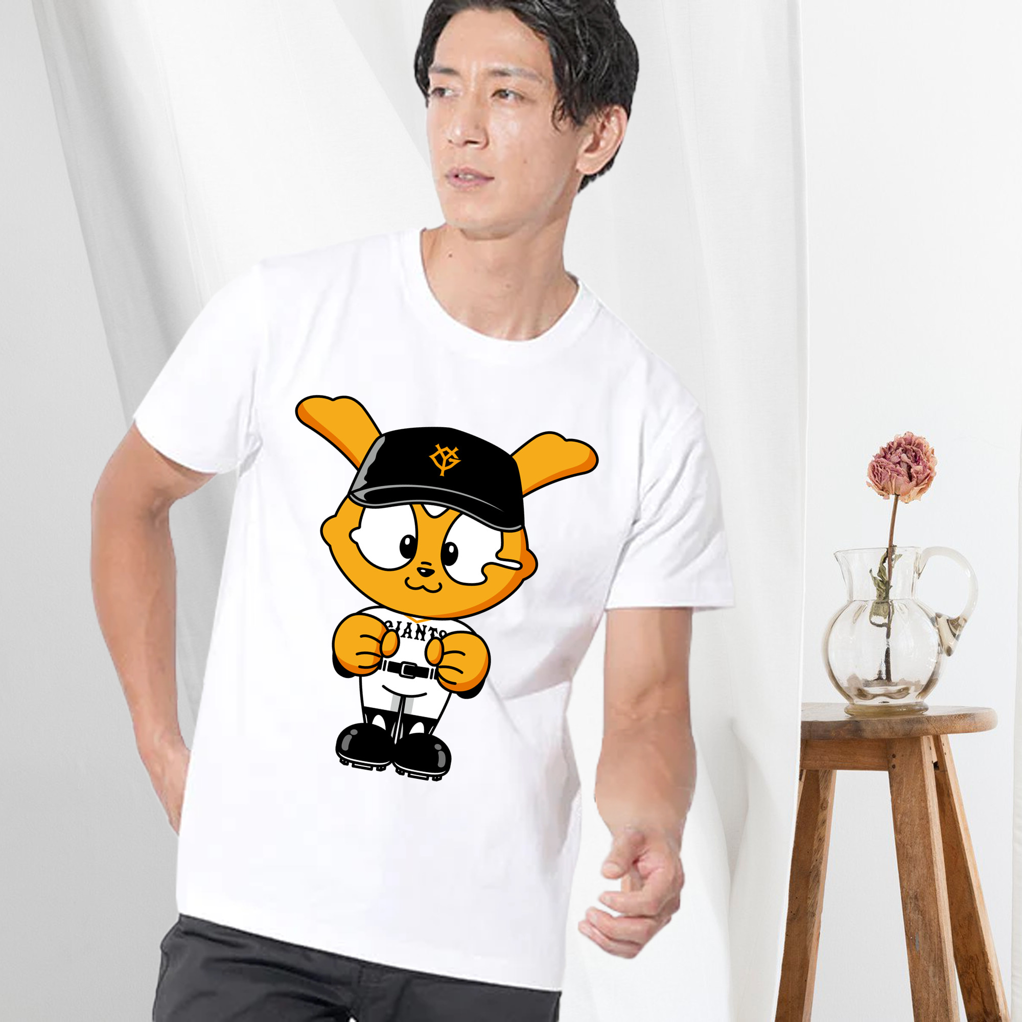 YOMIURI GIANTS MASCOT GIABBIT 2024 APPLICATION TWO FISTS STAND Logo