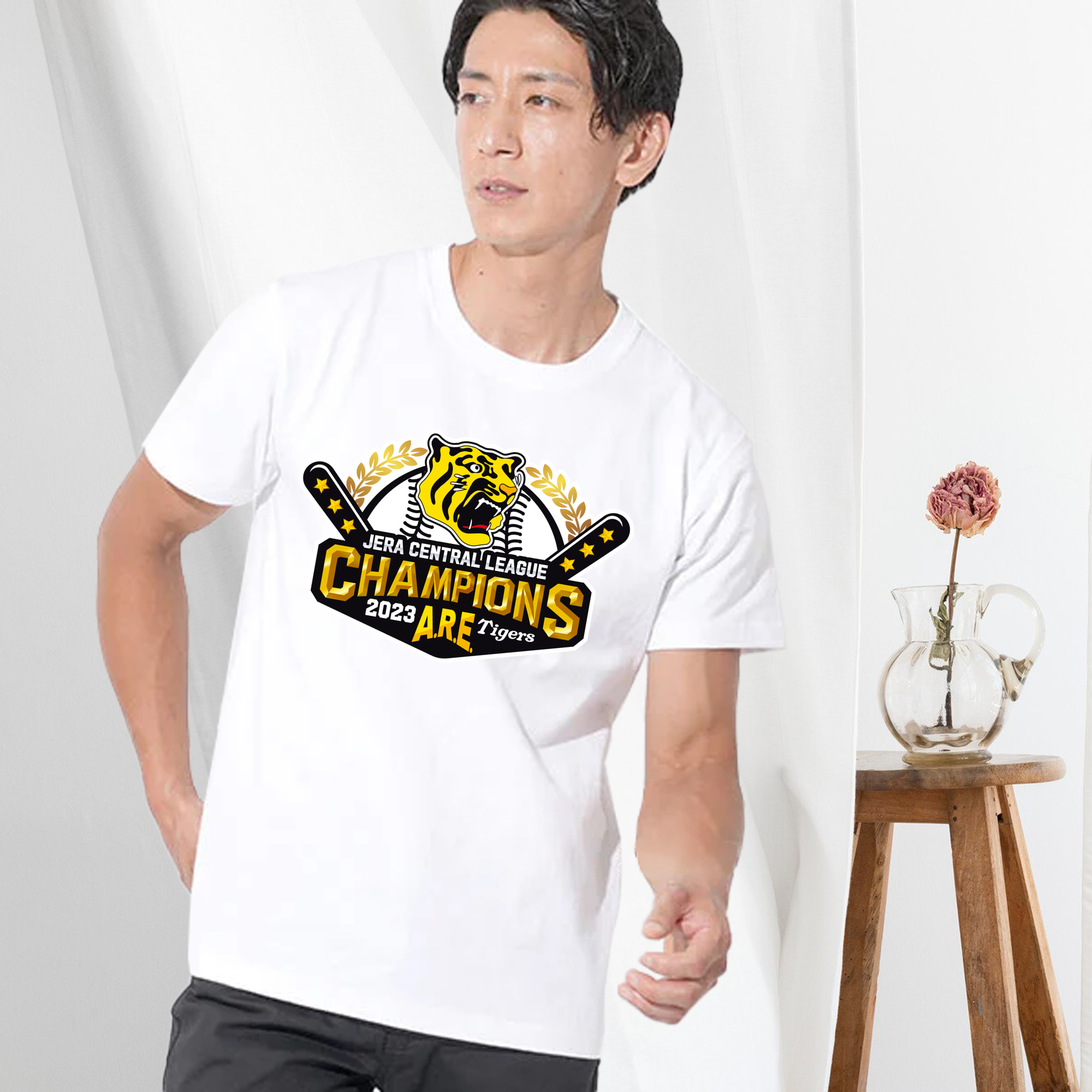 HANSHIN TIGERS 2023 JERA CENTRAL LEAGUE CHAMPIONS EMBLEM Logo