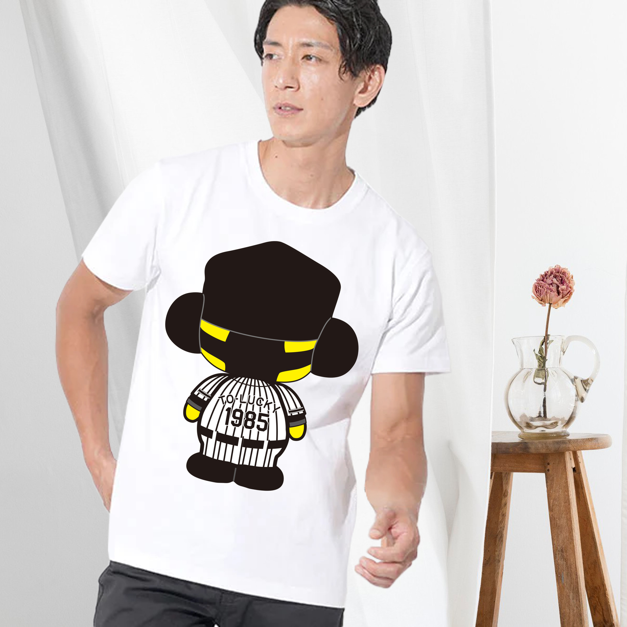 HANSHIN TIGERS MASCOT TO-LUCKY APPLICATION KID STAND BACK 2015 Logo