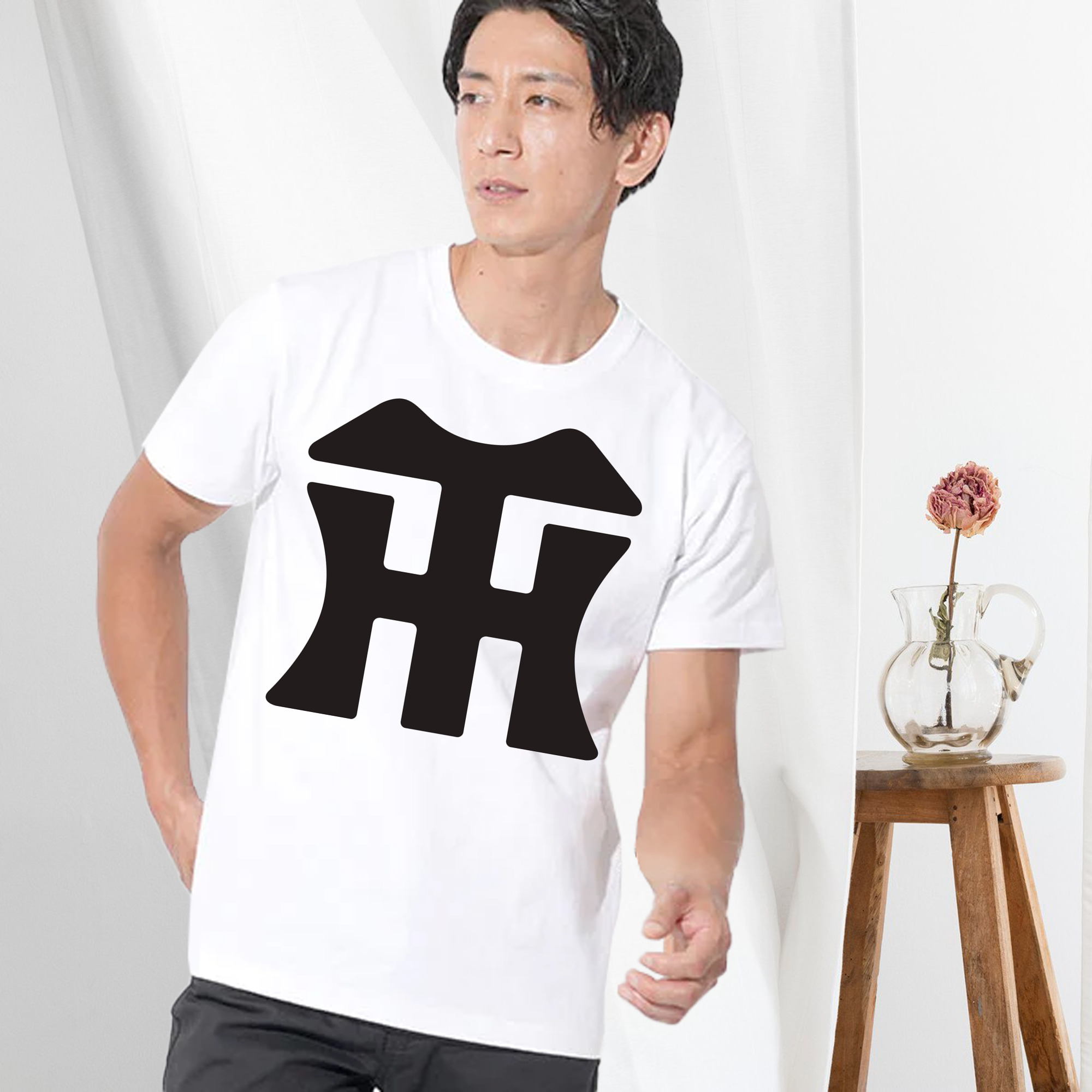 HANSHIN TIGERS SYMBOL APPLICATION BLACK Logo