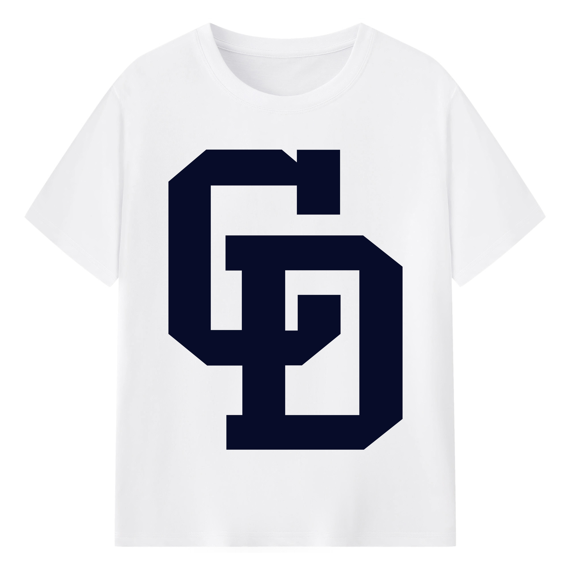 CHUNICHI DRAGONS SYMBOL Logo - 綿100％ 半袖Tシャツ ・ フロントプリント ・ 快適 通気性 ・ 日常使い 散歩 スポーツ用