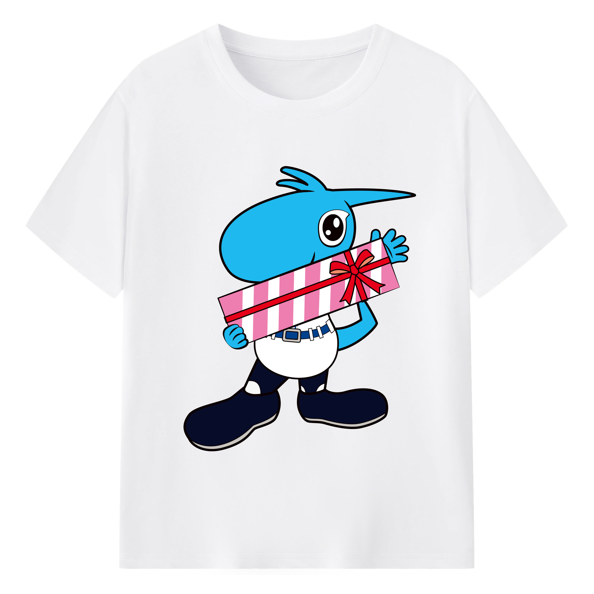 CHUNICHI DRAGONS MASCOT SHAOLON APPLICATION GIFT Logo - 綿100％ 半袖Tシャツ ・ フロントプリント ・ 快適 通気性 ・ 日常使い 散歩 スポーツ用