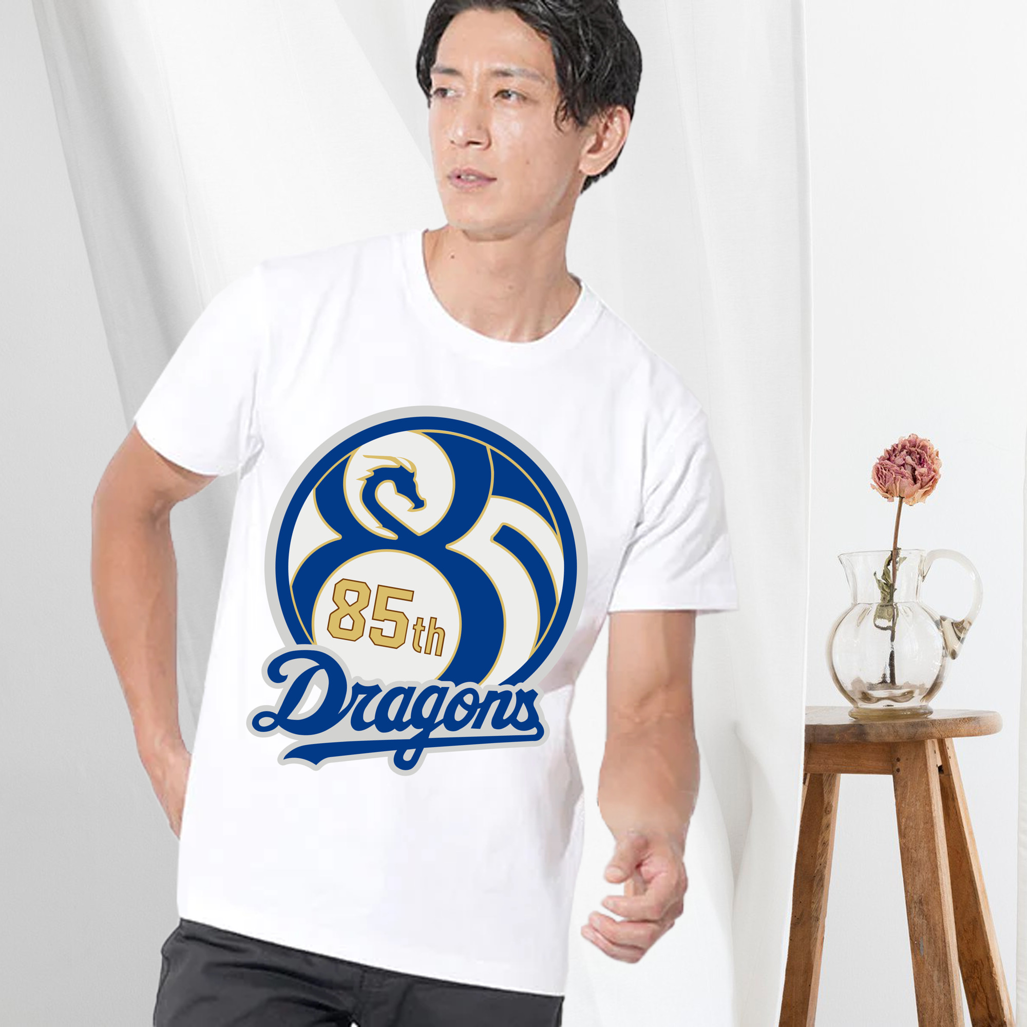 CHUNICHI DRAGONS 85th ANNIVERSARY EMBLEM Logo