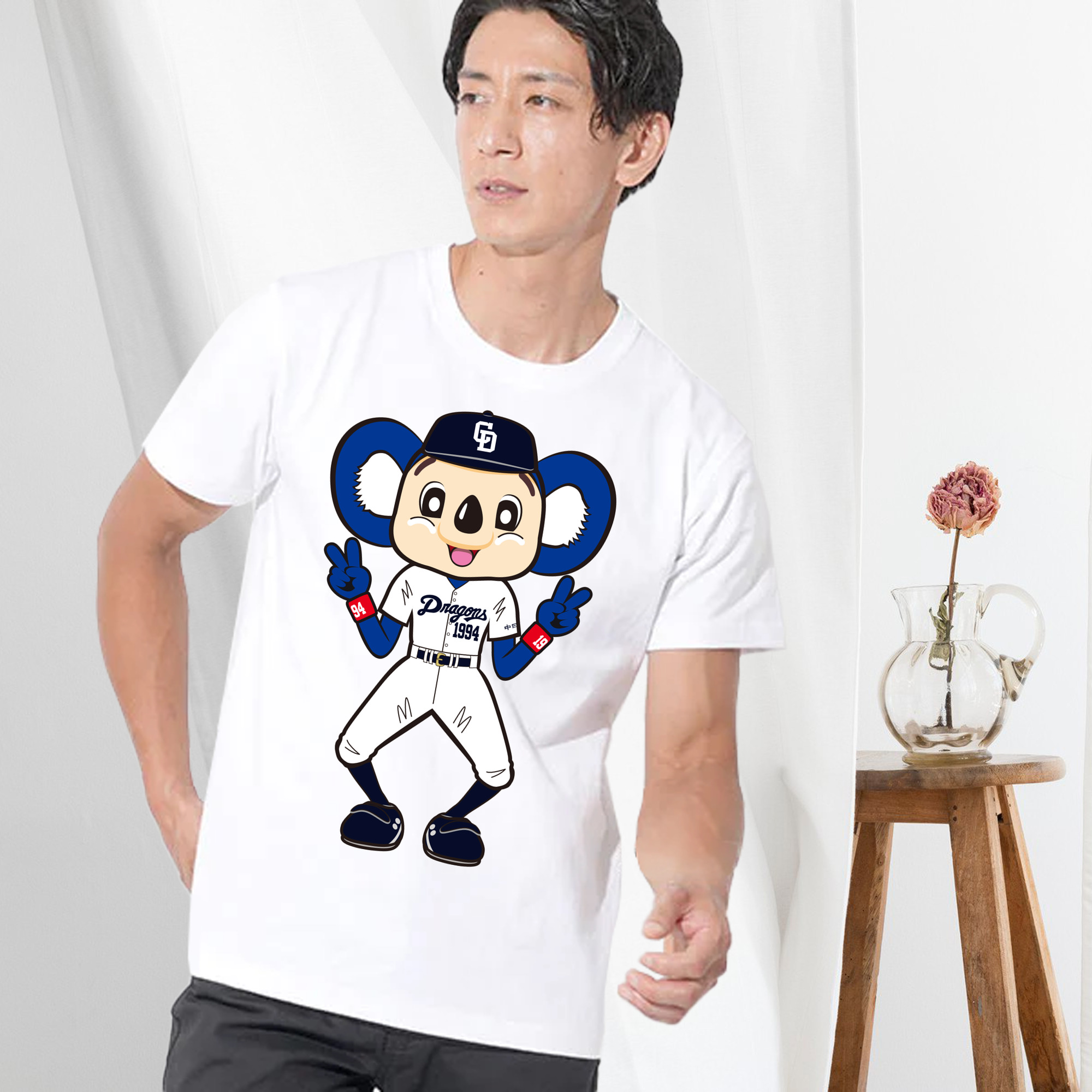 CHUNICHI DRAGONS MASCOT DOALA 2014 2016 HOME UNIFORM APPLICATION VICTORY Logo