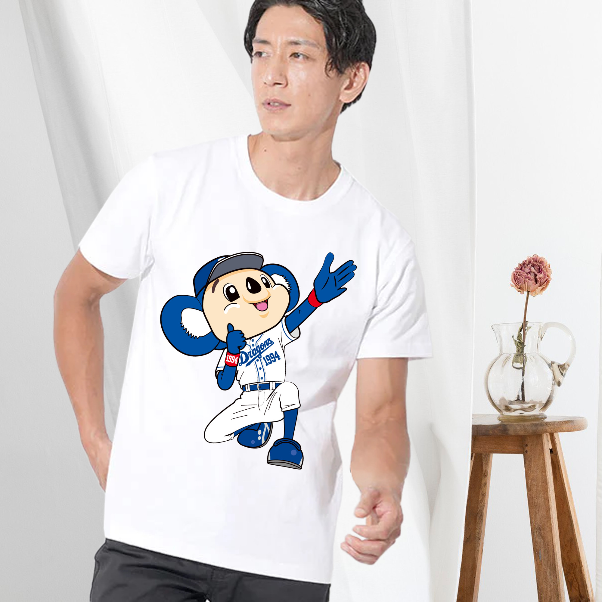 CHUNICHI DRAGONS MASCOT DOALA APPLICATION SHOUT WELCOME Logo