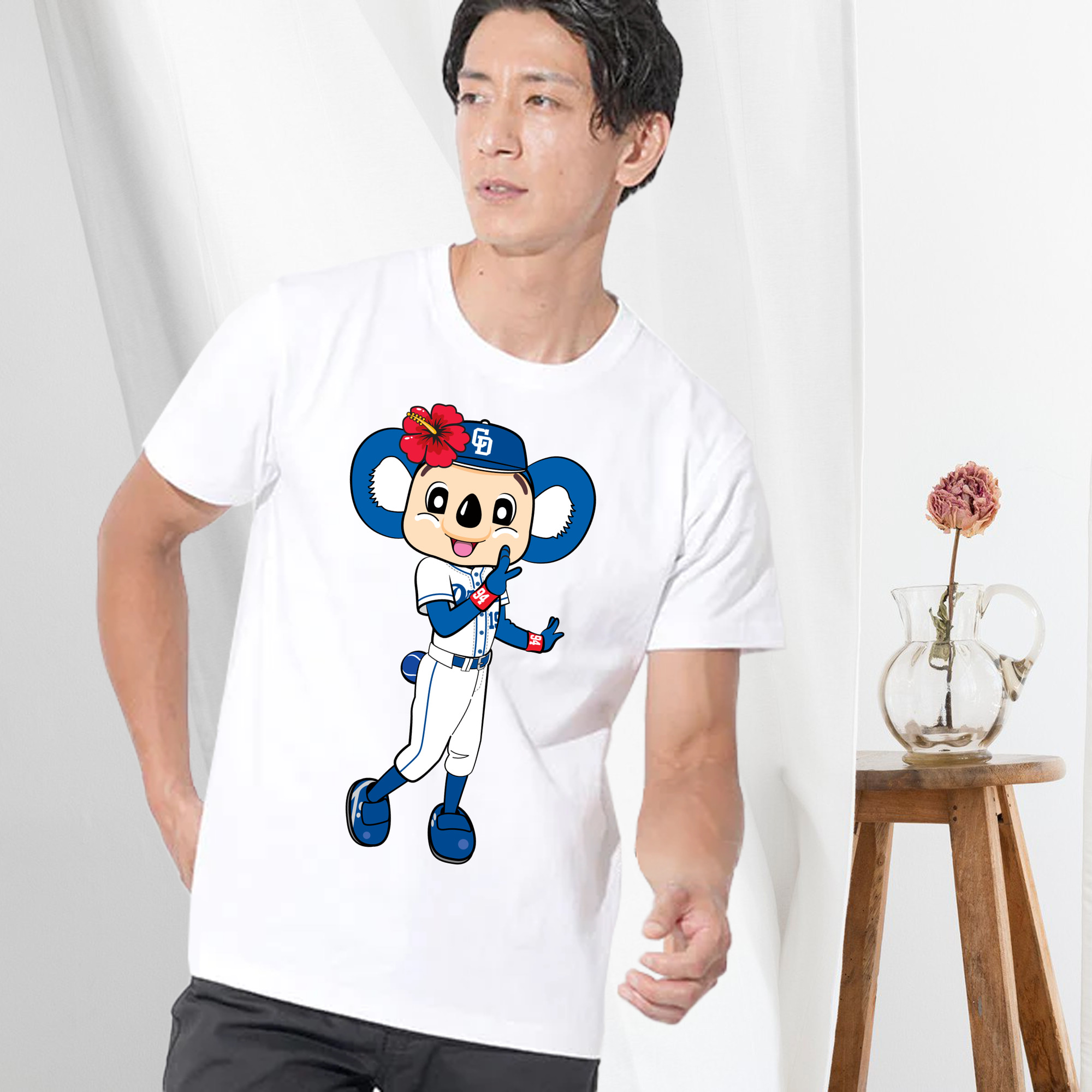 CHUNICHI DRAGONS MASCOT DOALA HOME UNIFORM 2018 APPLICATION WHISPER FLOWER Logo