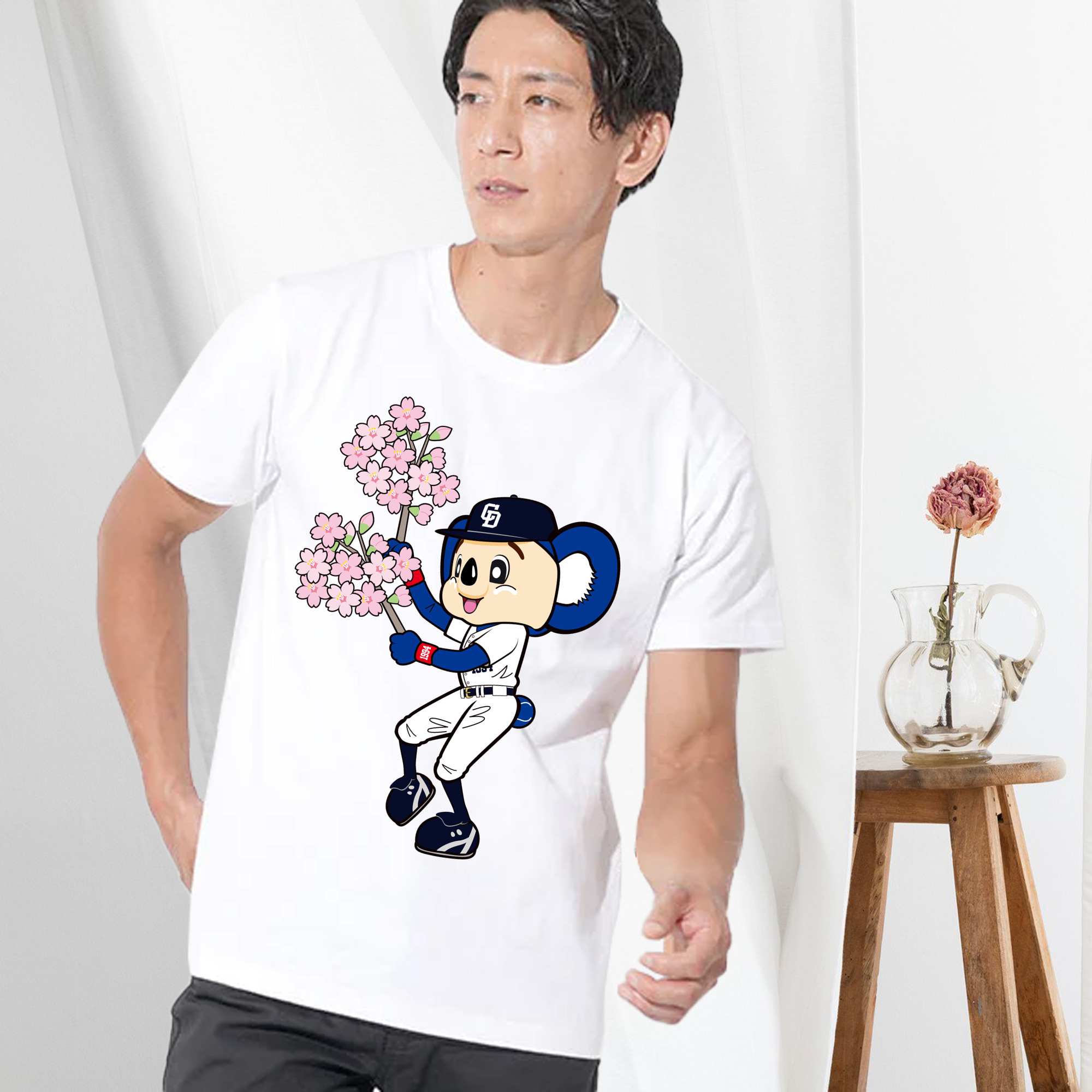 CHUNICHI DRAGONS MASCOT DOALA 2014 2016 HOME UNIFORM APPLICATION FLOWER Logo