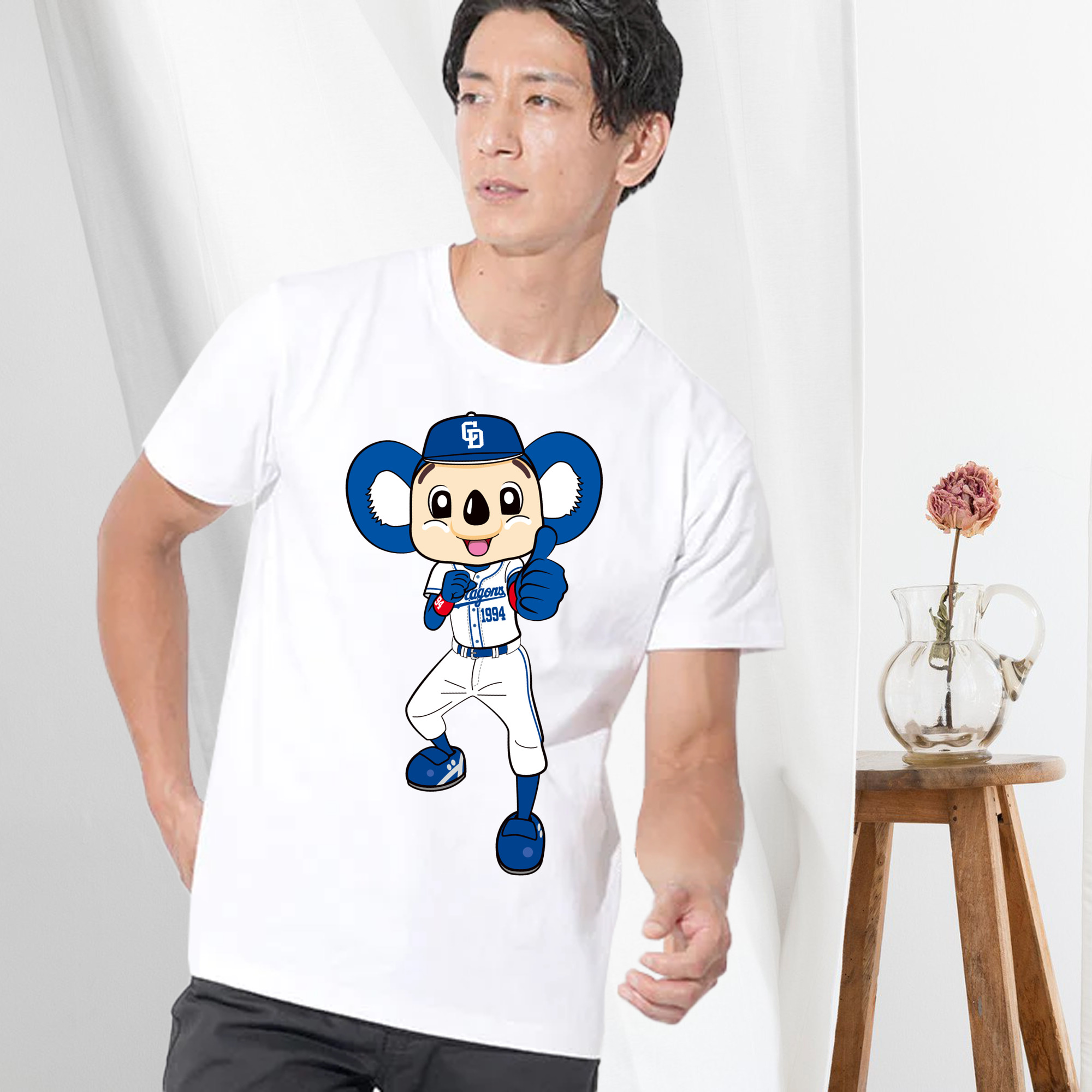 CHUNICHI DRAGONS MASCOT DOALA APPLICATION BEST STAND Logo