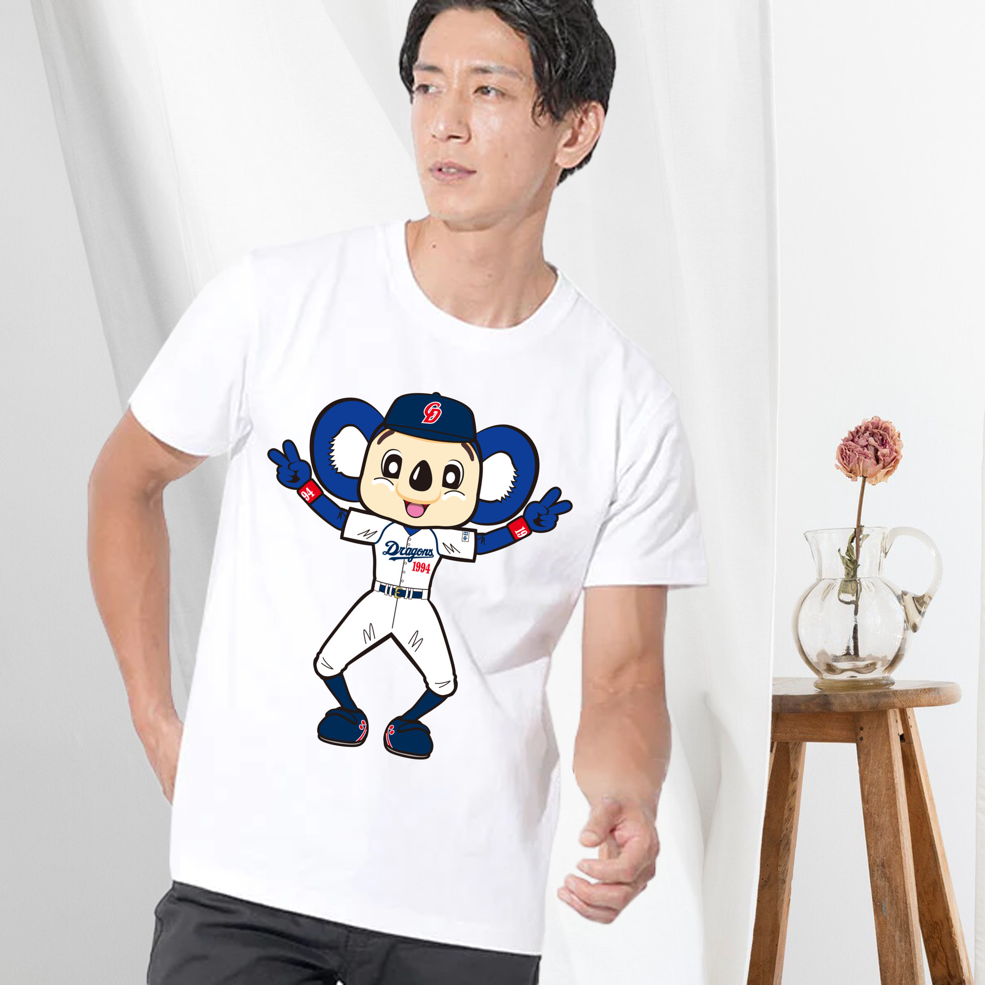 CHUNICHI DRAGONS MASCOT DOALA 2012 2013 HOME UNIFORM APPLICATION VICTORY Logo