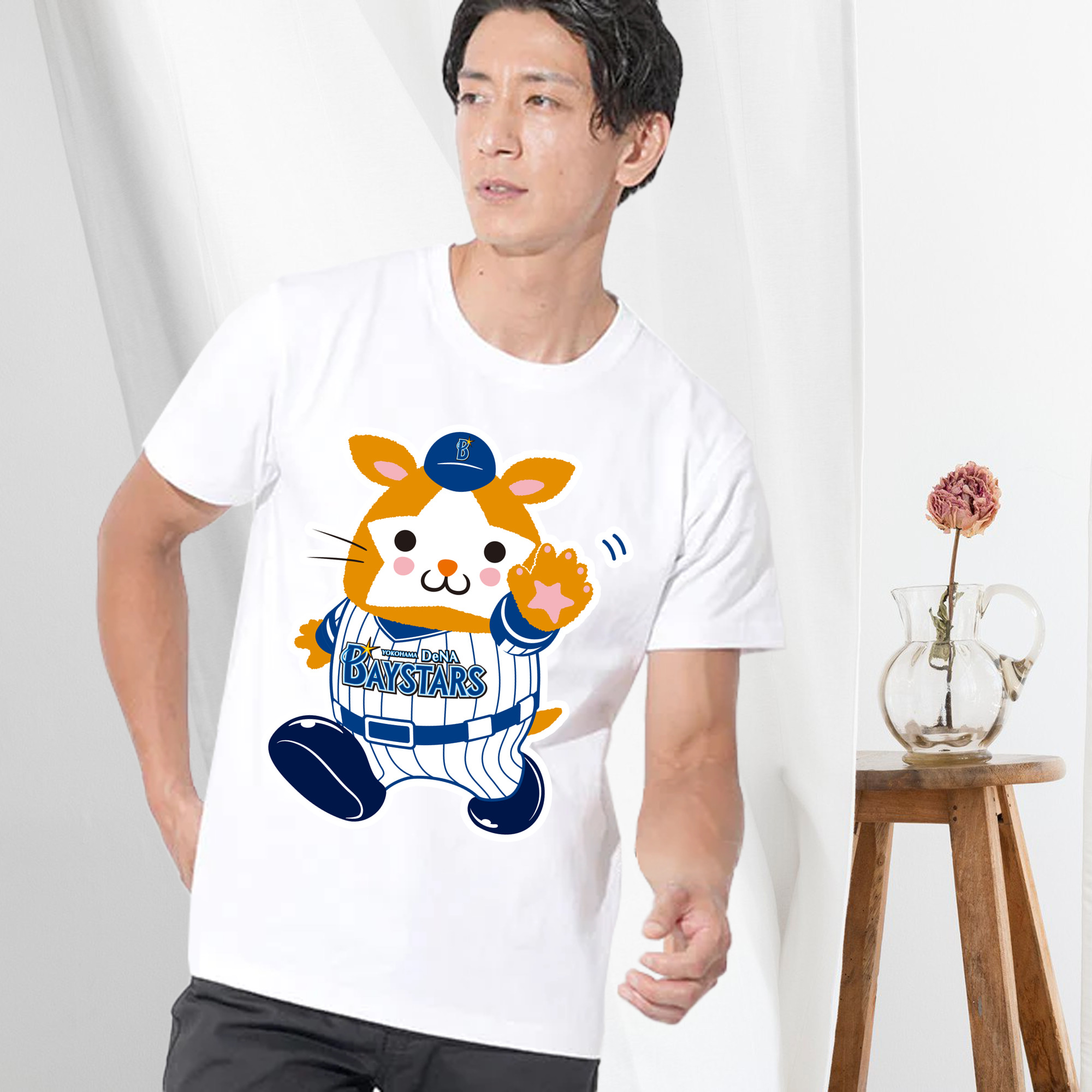 YOKOHAMA DENA BAYSTARS MASCOT DB.STARMAN APPLICATION GREETING Logo