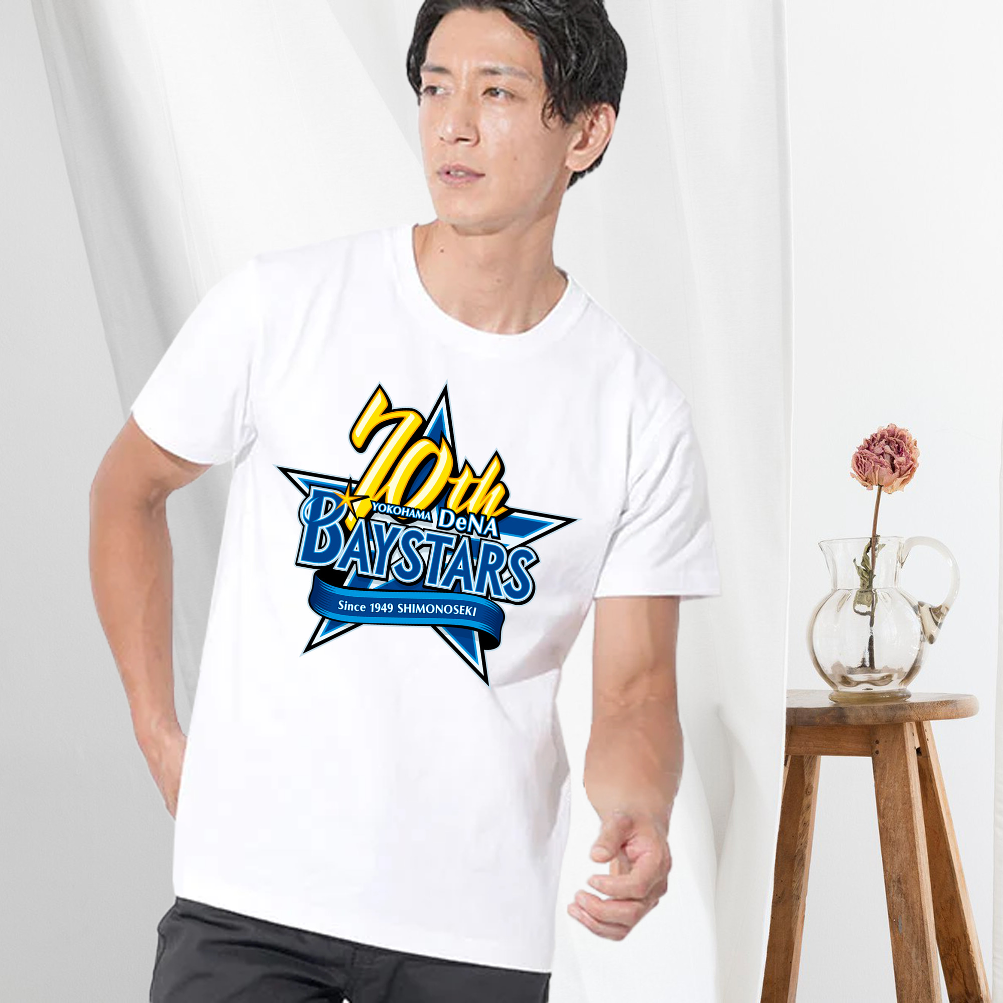 YOKOHAMA DeNA BAYSTARS 70TH ANNIVERSARY ORIGINAL EMBLEM Logo