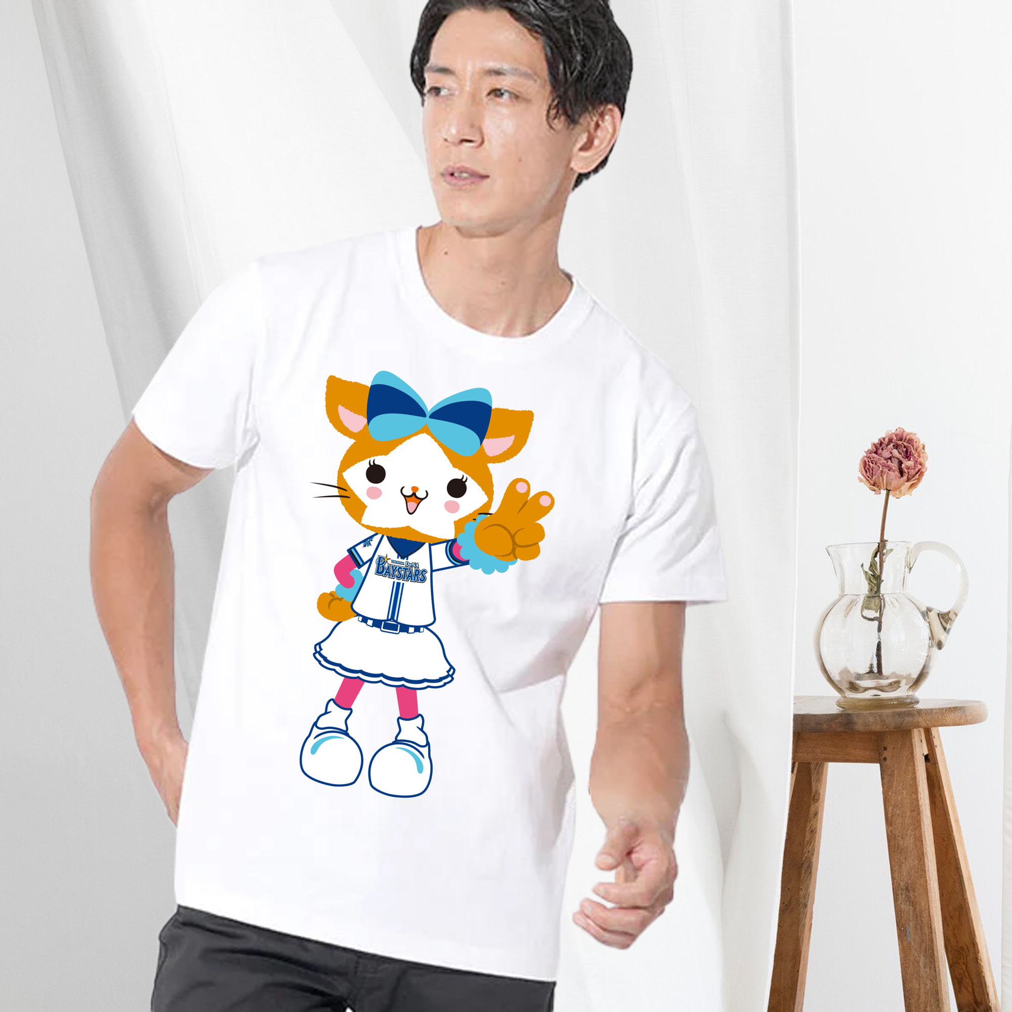 YOKOHAMA DeNA BAYSTARS MASCOT DB.KIRARA 2023 HOME UNIFORM APPLICATION VICTORY Logo