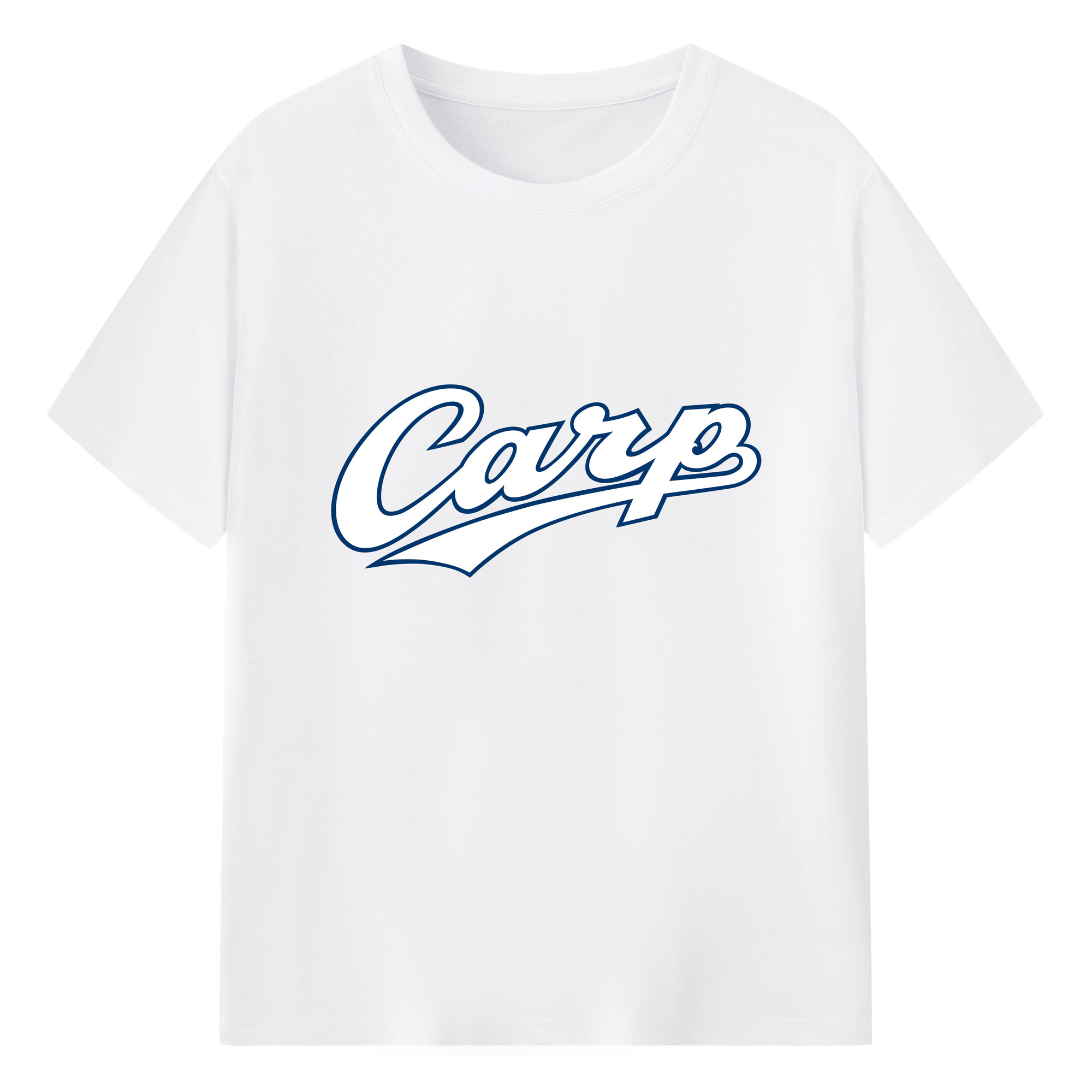 HIROSHIMA TOYO CARP WORDMARK APPLICATION OUTLINE Logo - 綿100％ 半袖Tシャツ ・ フロントプリント ・ 快適 通気性 ・ 日常使い 散歩 スポーツ用