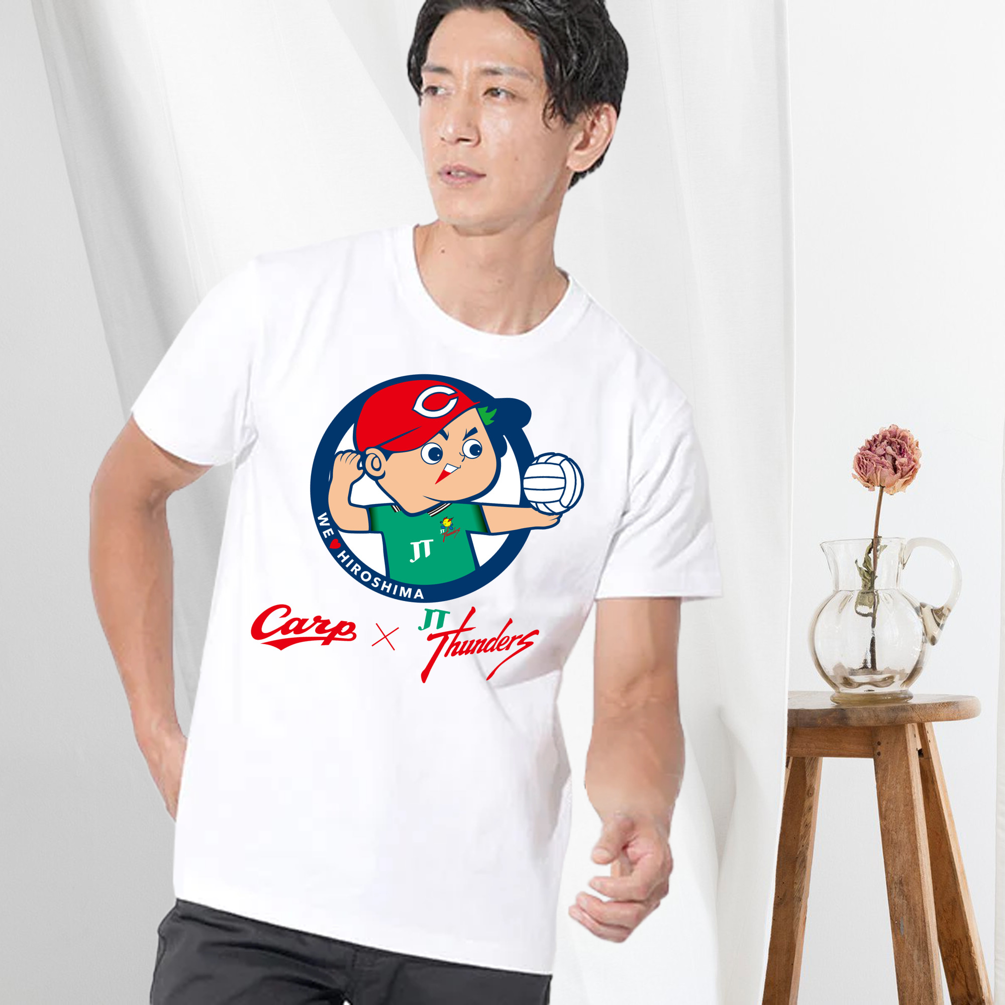 HIROSHIMA TOYO CARP MASCOT CARP BOYA EMBLEM APPLICATION JT THUNDERS Logo