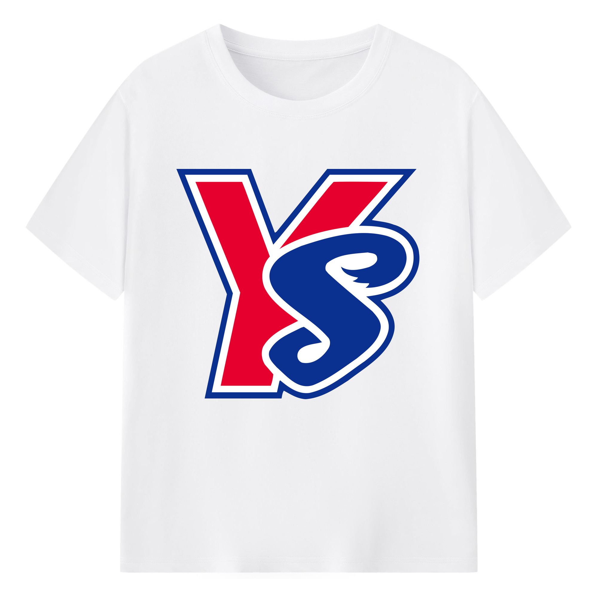 TOKYO YAKULT SWALLOWS OLD SYMBOL Logo - 綿100％ 半袖Tシャツ ・ フロントプリント ・ 快適 通気性 ・ 日常使い 散歩 スポーツ用