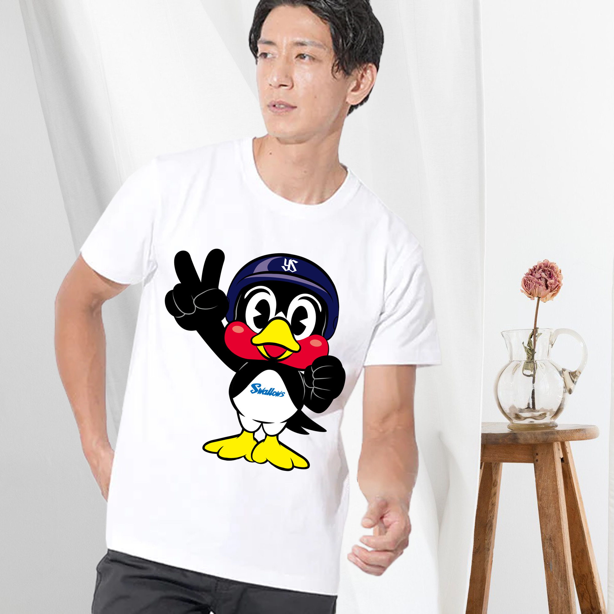 TOKYO YAKULT SWALLOWS MASCOT TSUBAKURO APPLICATION VICTORY Logo