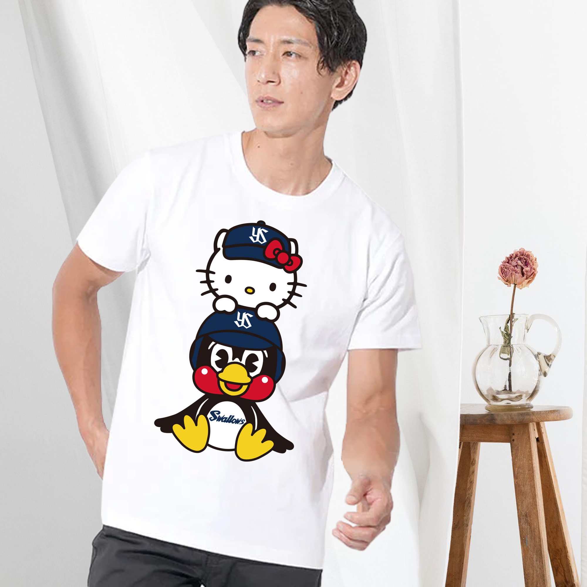 TOKYO YAKULT SWALLOWS MASCOT TSUBAKURO HELLO KITTY Logo