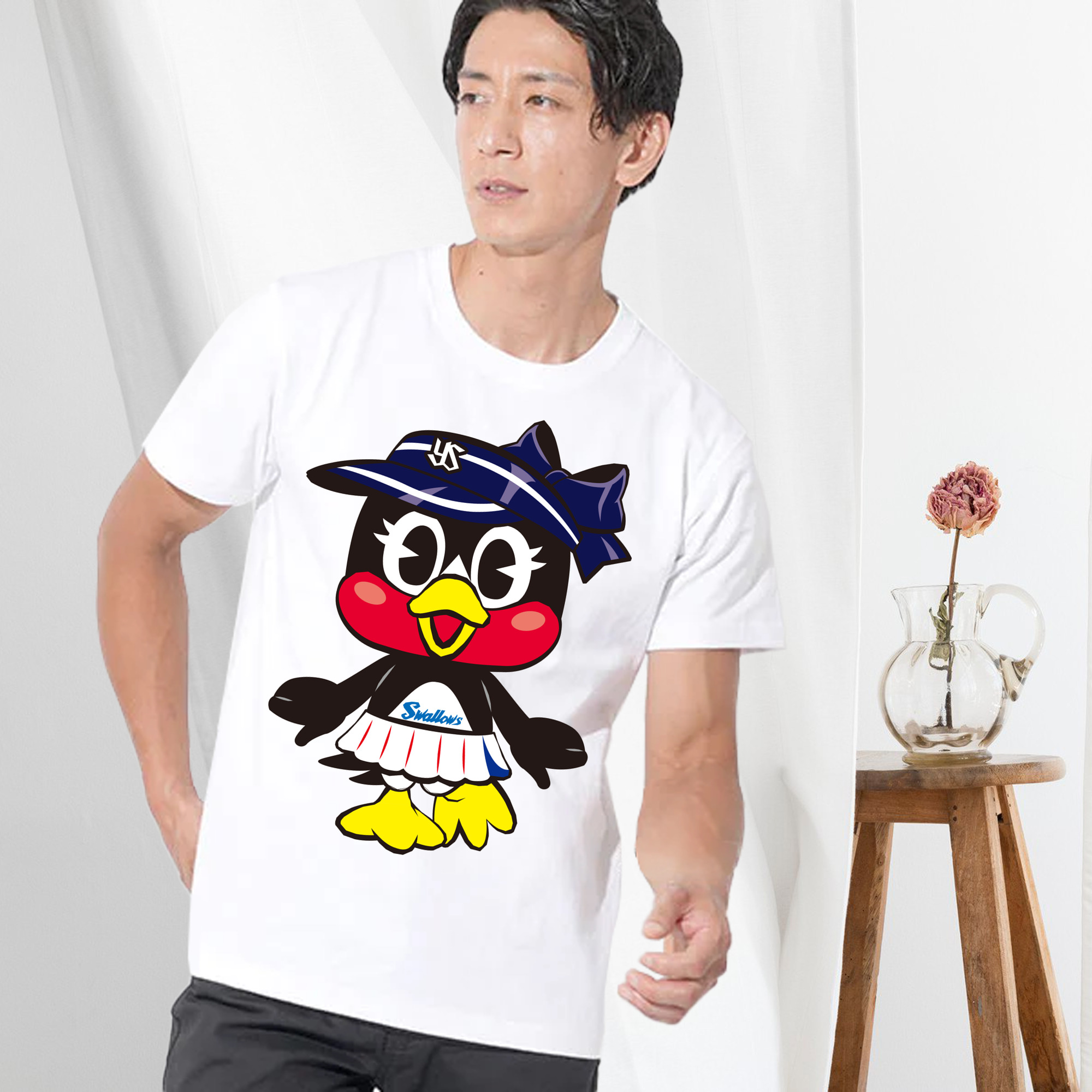 TOKYO YAKULT SWALLOWS MASCOT TSUBAMI APPLICATION STAND Logo