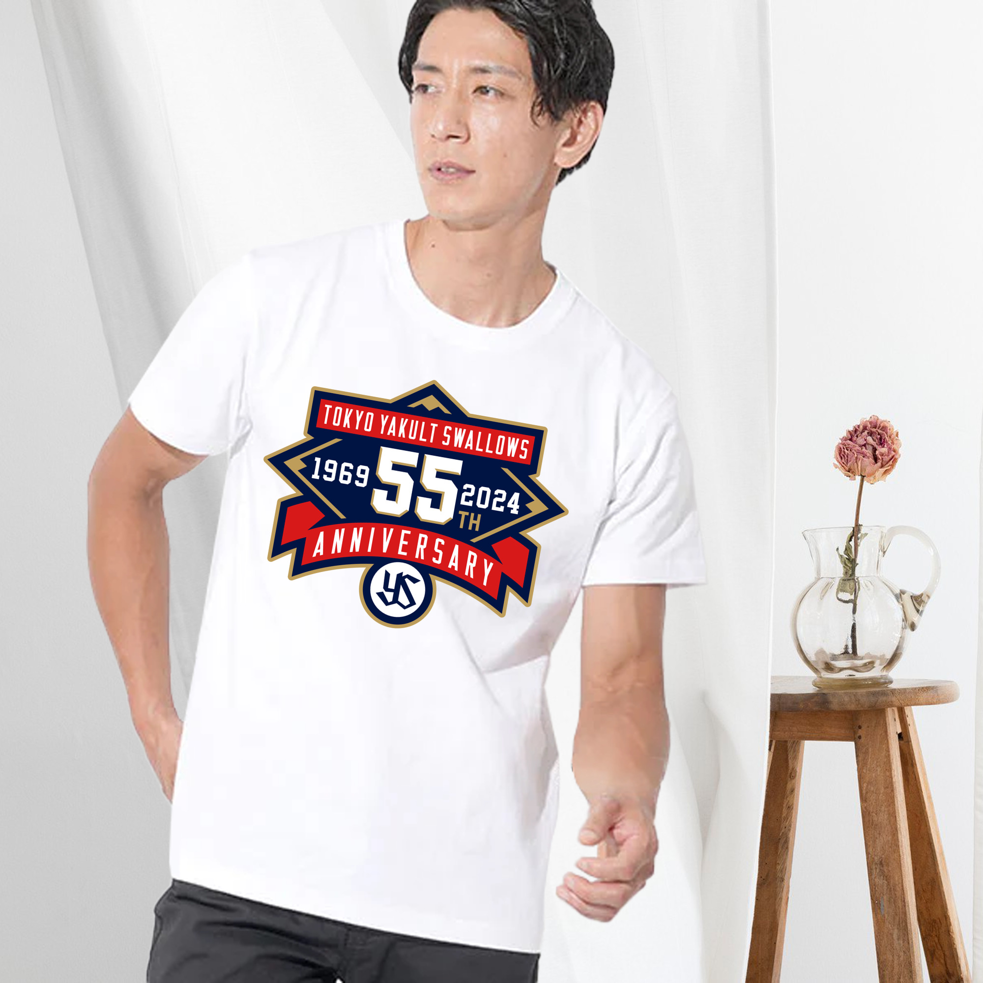 TOKYO YAKULT SWALLOWS 55TH ANNIVERSARY EMBLEM Logo