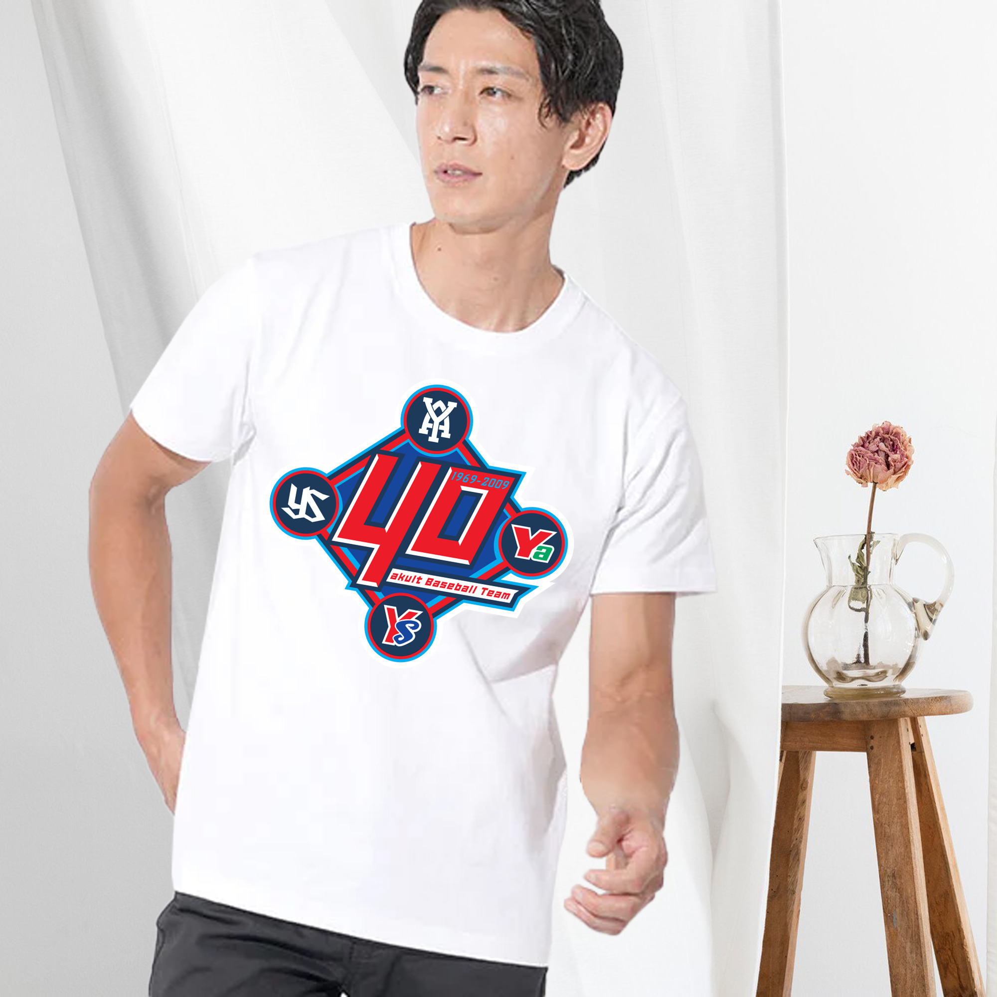 TOKYO YAKULT SWALLOWS 40TH ANNIVERSARY Logo
