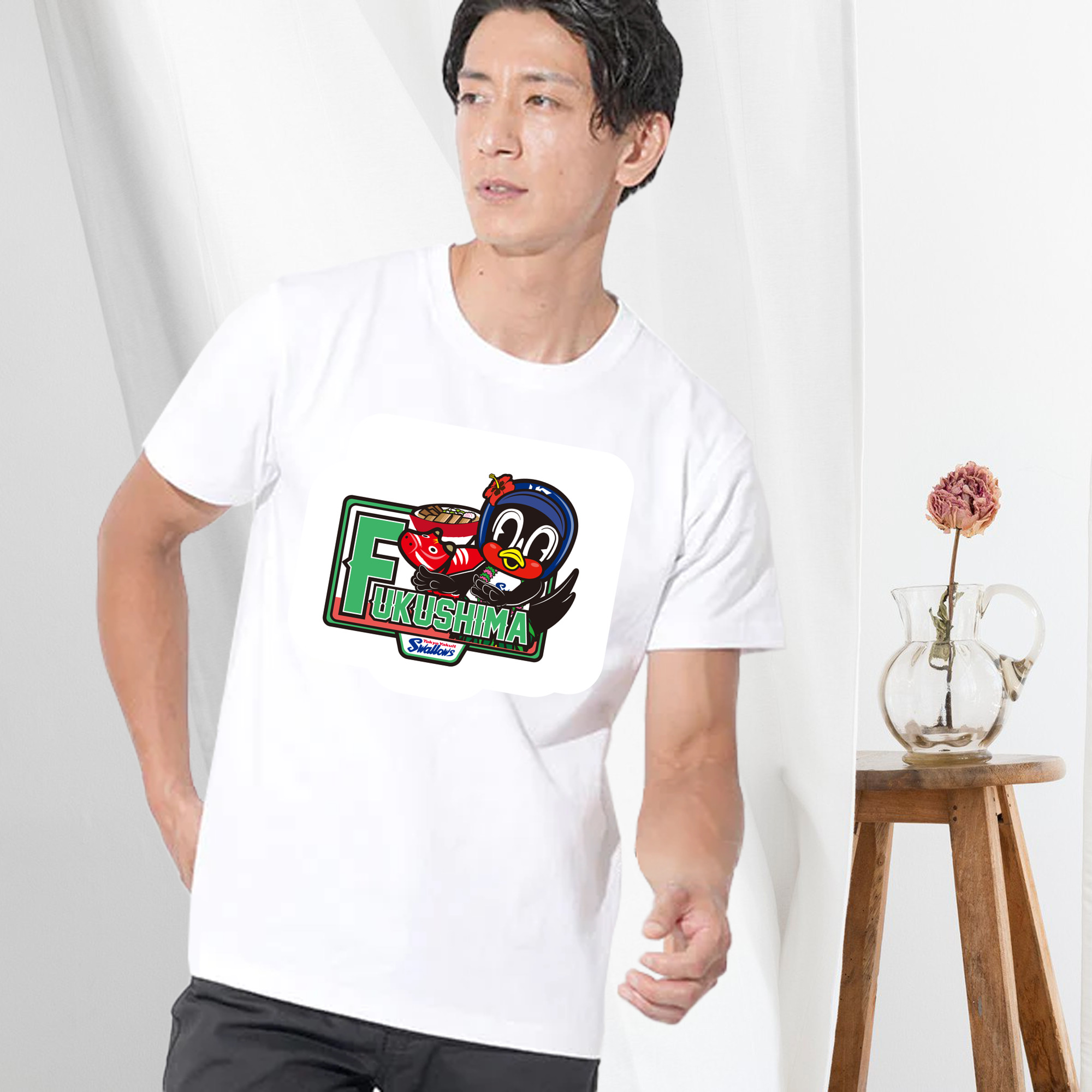 TOKYO YAKULT SWALLOWS FUKUSHIMA 2017 EMBLEM Logo