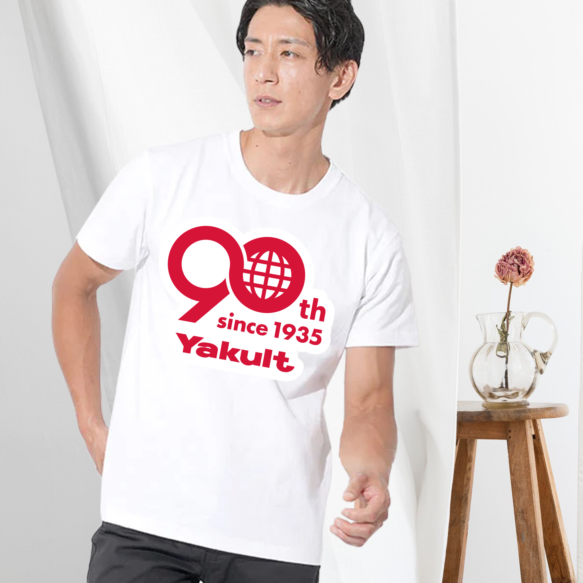 YAKULT HONSHA 90TH ANNIVERSARY EMBLEM Logo