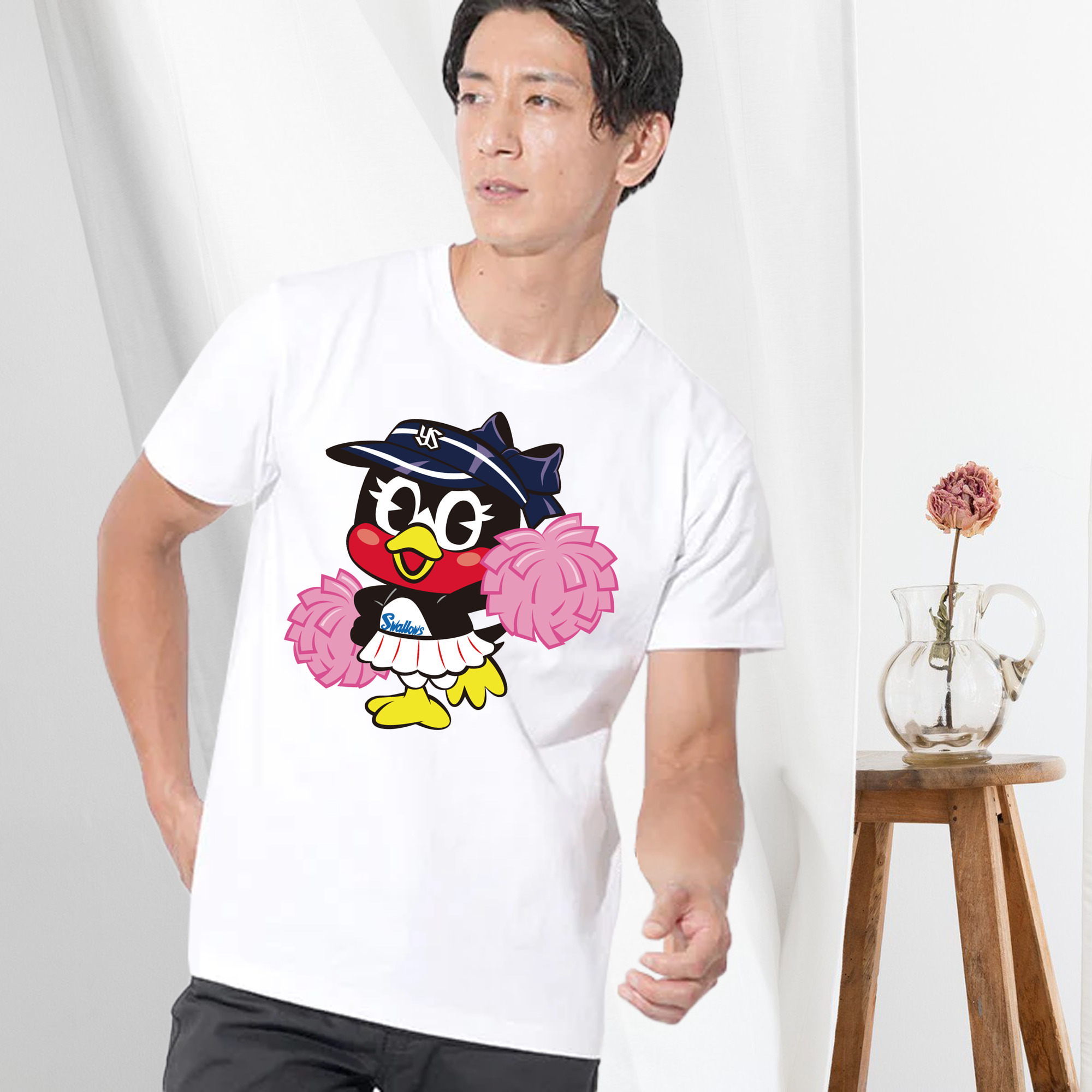 TOKYO YAKULT SWALLOWS MASCOT TSUBAMI APPLICATION CHEER Logo