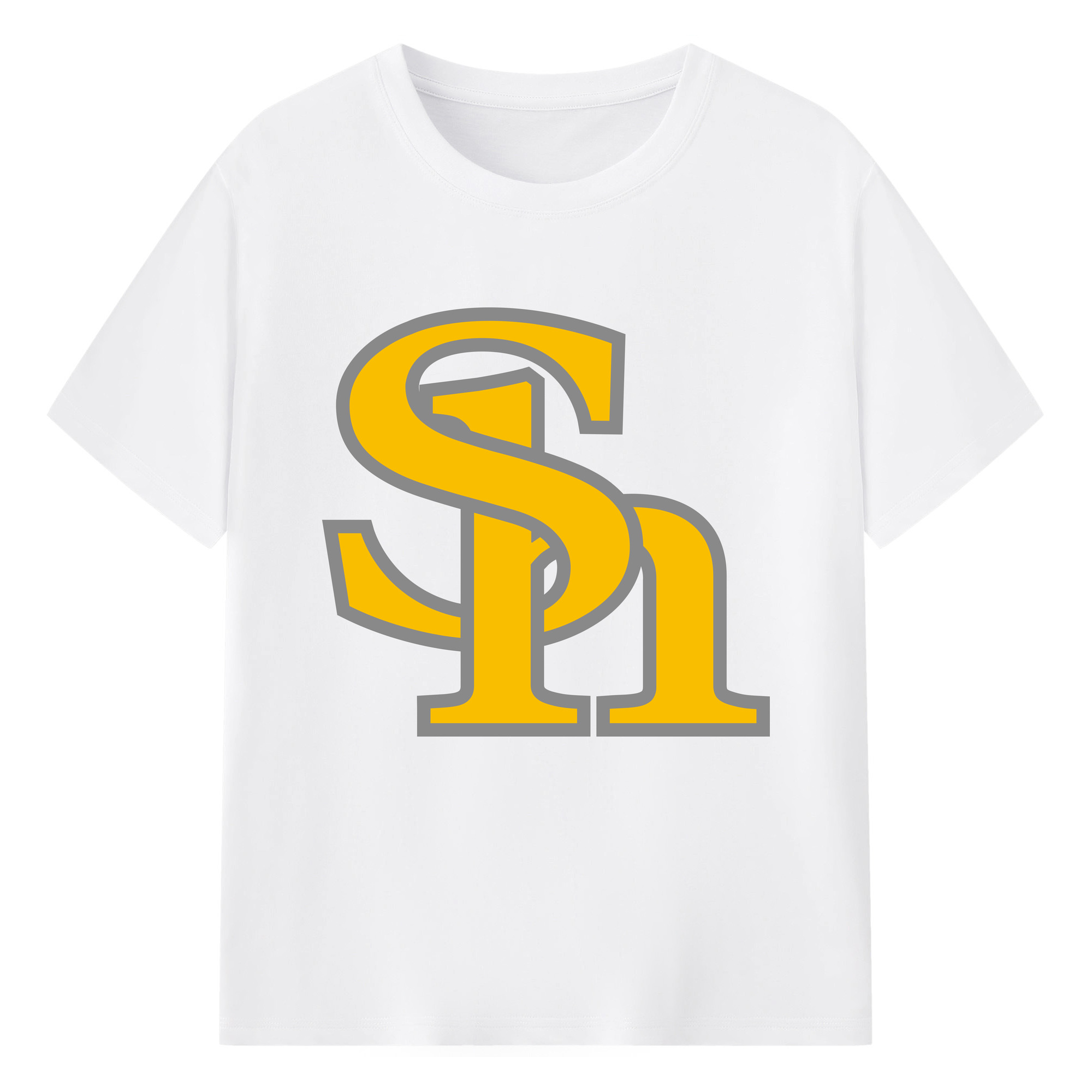 FUKUOKA SOFTBANK HAWKS SYMBOL Logo - 綿100％ 半袖Tシャツ ・ フロントプリント ・ 快適 通気性 ・ 日常使い 散歩 スポーツ用