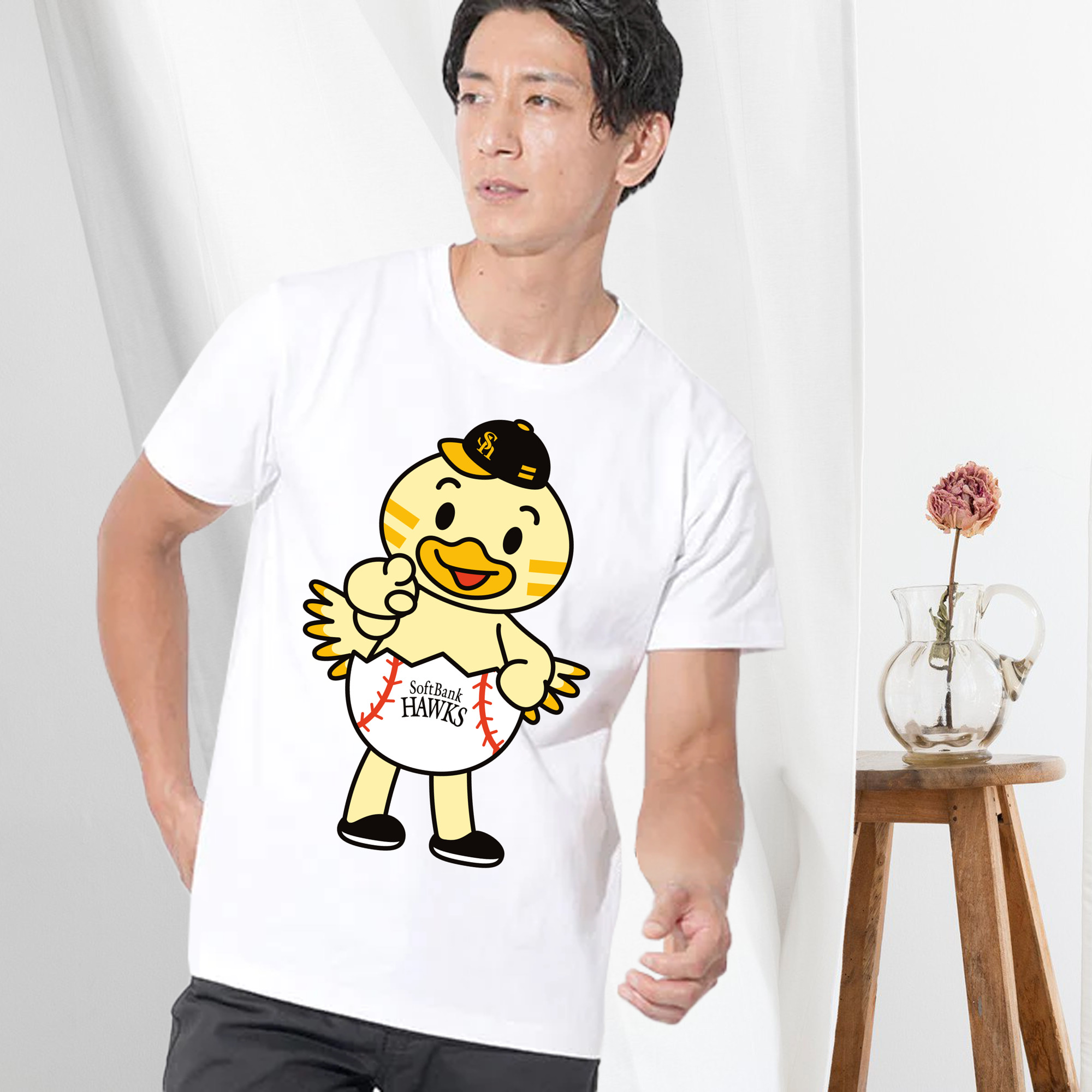 FUKUOKA SOFTBANK HAWKS MASCOT HINAMARU APPLICATION INDICATION Logo