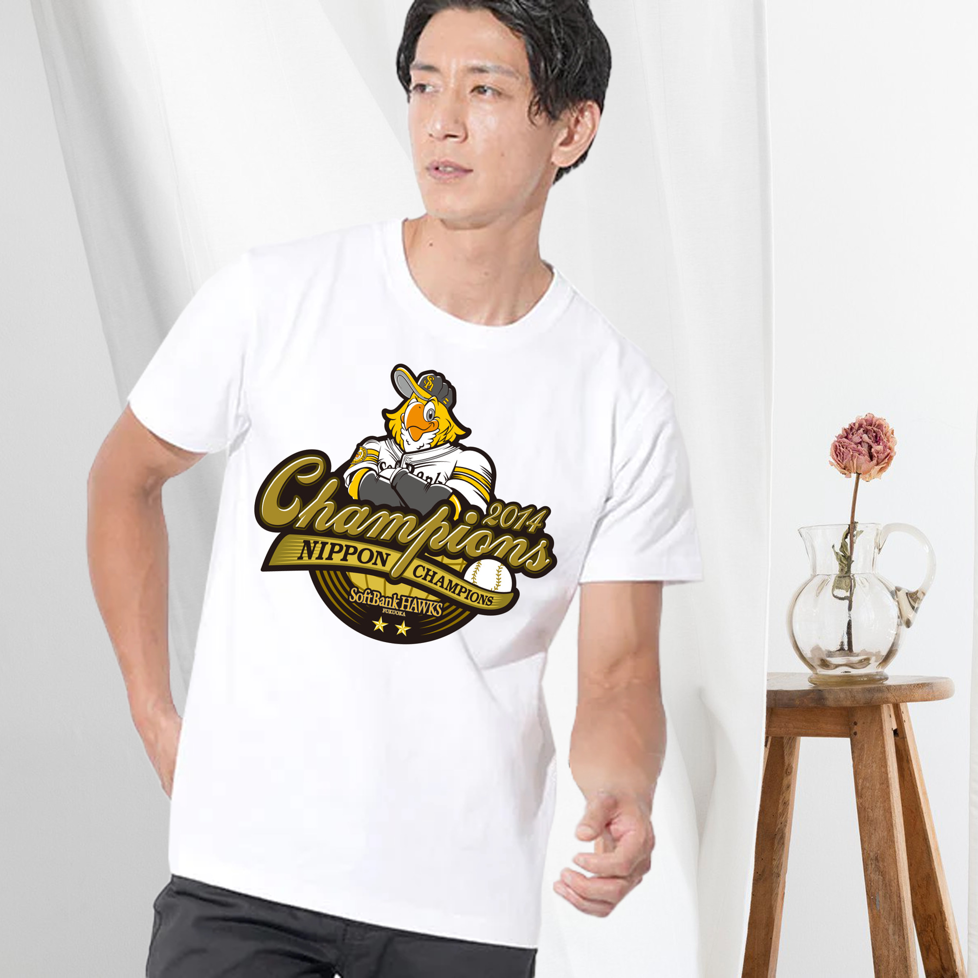 FUKUOKA SOFTBANK HAWKS 2014 NIPPON CHAMPIONS Logo