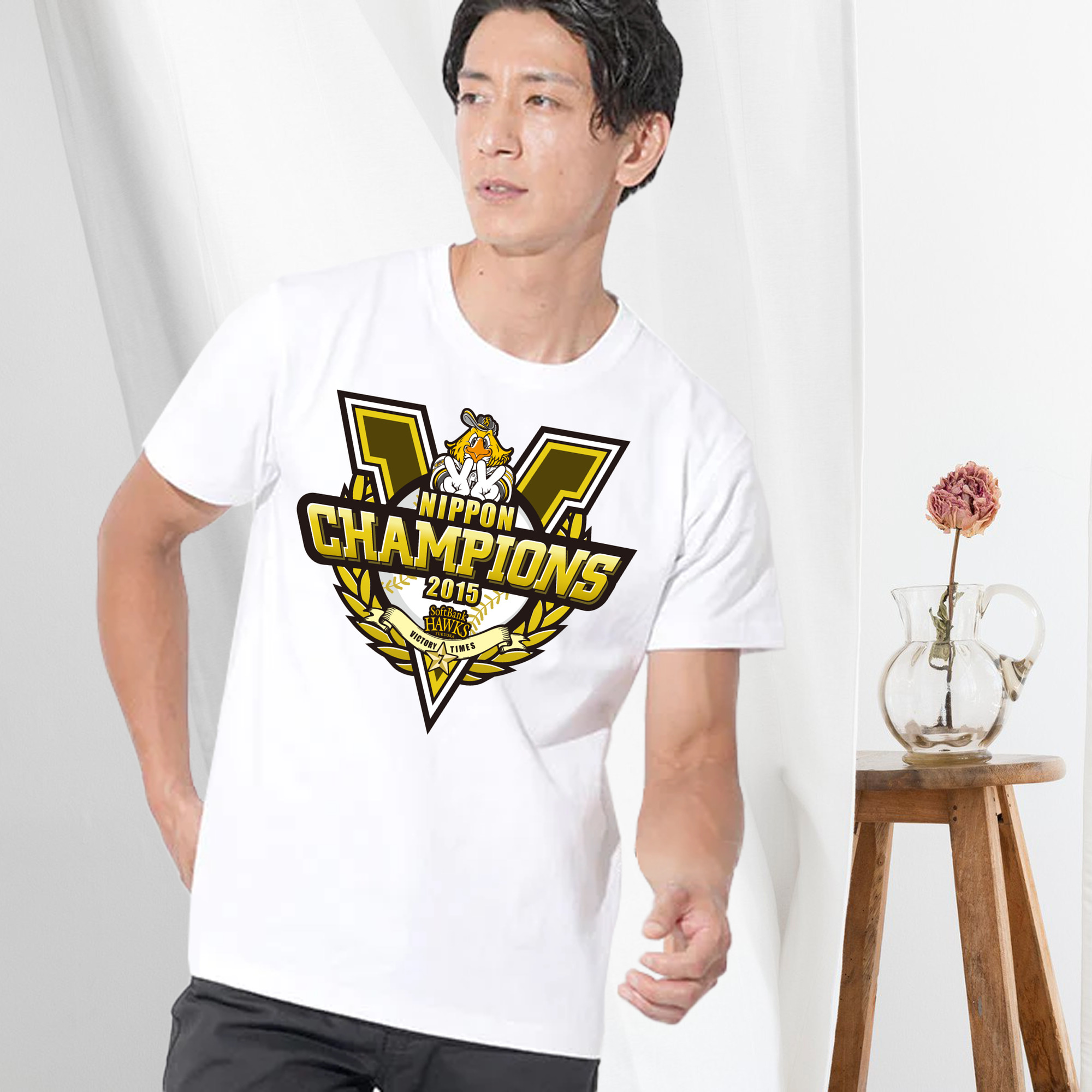 FUKUOKA SOFTBANK HAWKS 2015 NIPPON CHAMPIONS Logo