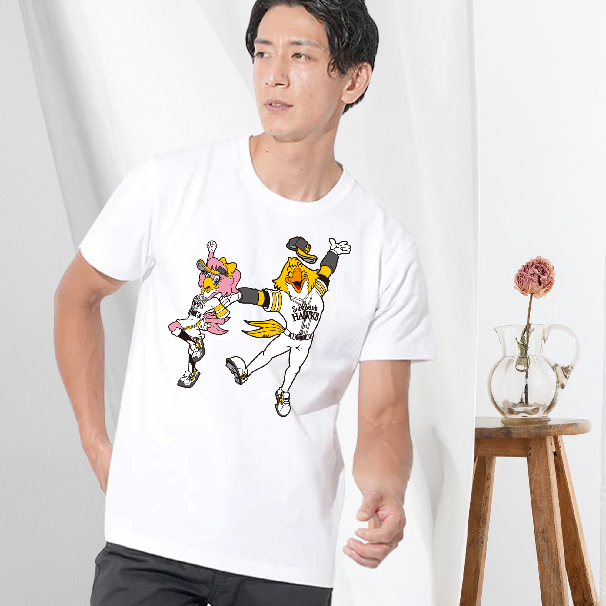 FUKUOKA SOFTBANK HAWKS MASCOT HARRY HAWK HONEY HAWK APPLICATION Logo