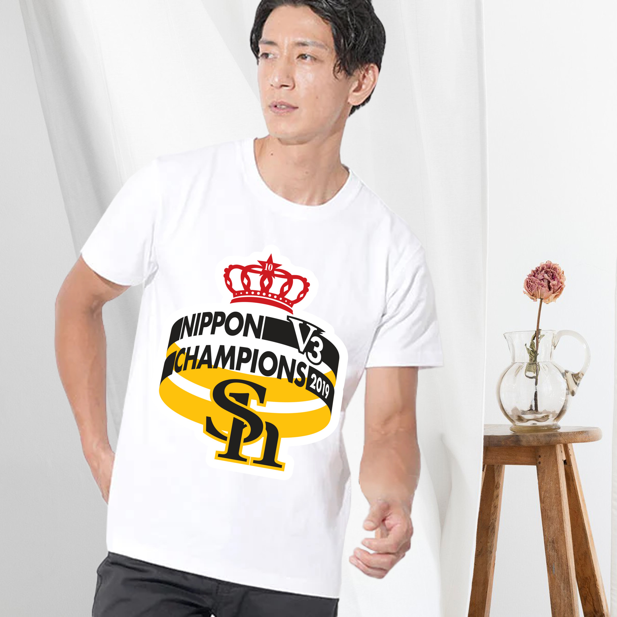 FUKUOKA SOFTBANK HAWKS 2019 NIPPON CHAMPIONS Logo