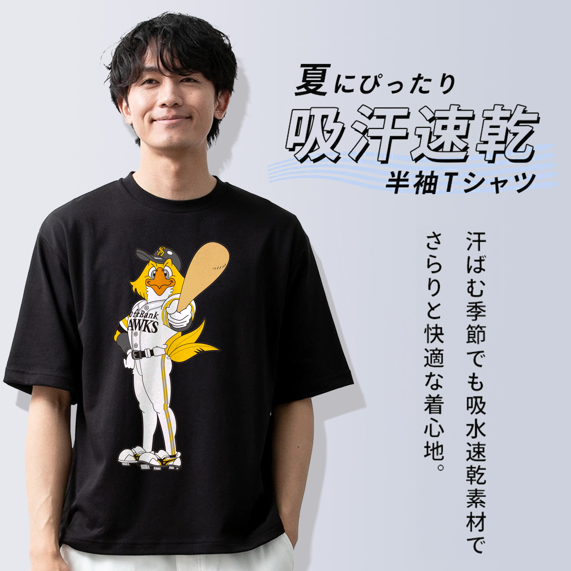 FUKUOKA SOFTBANK HAWKS MASCOT HARRY HAWK APPLICATION Logo