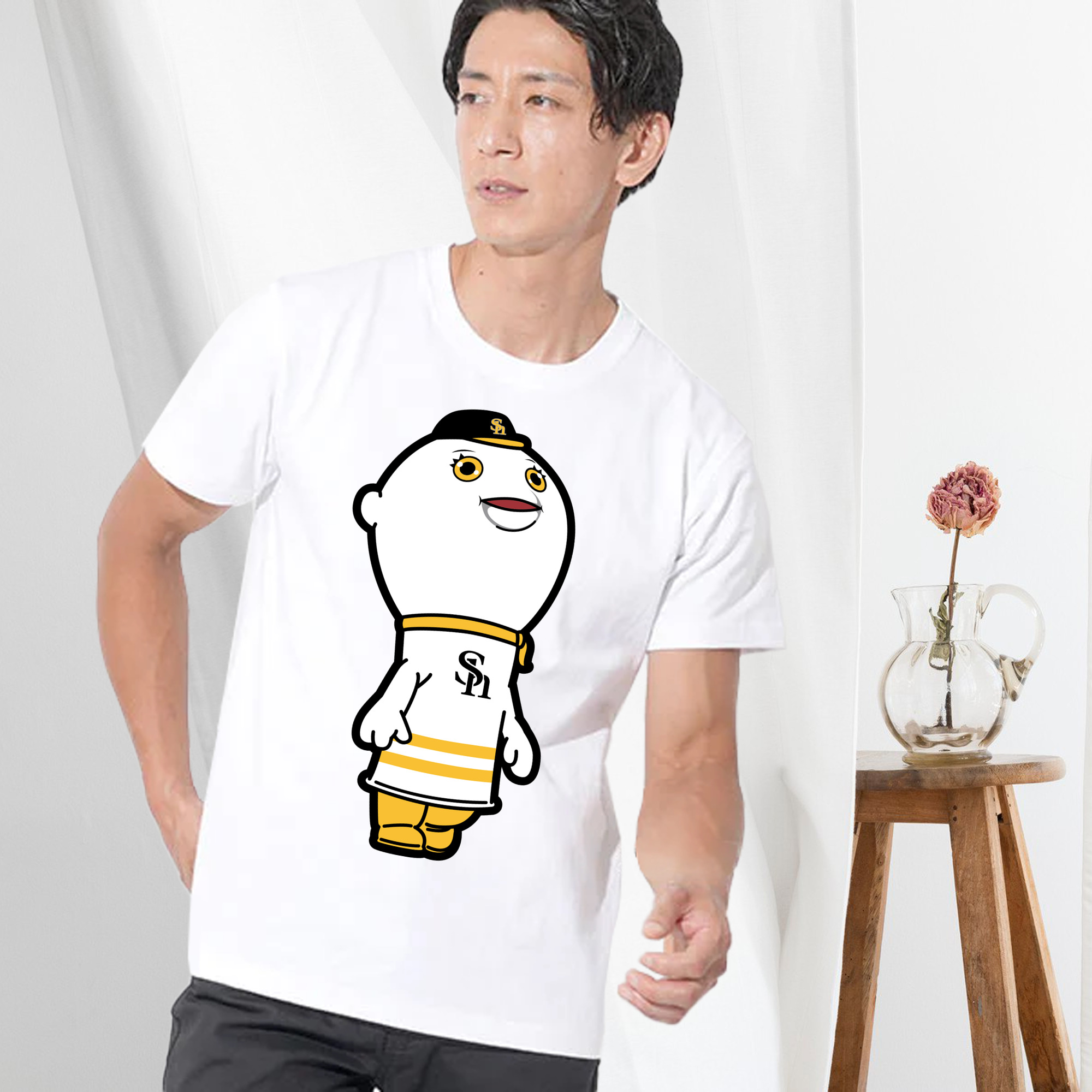 FUKUOKA SOFTBANK HAWKS MASCOT FUSANG APPLICATION ASKEW STAND Logo