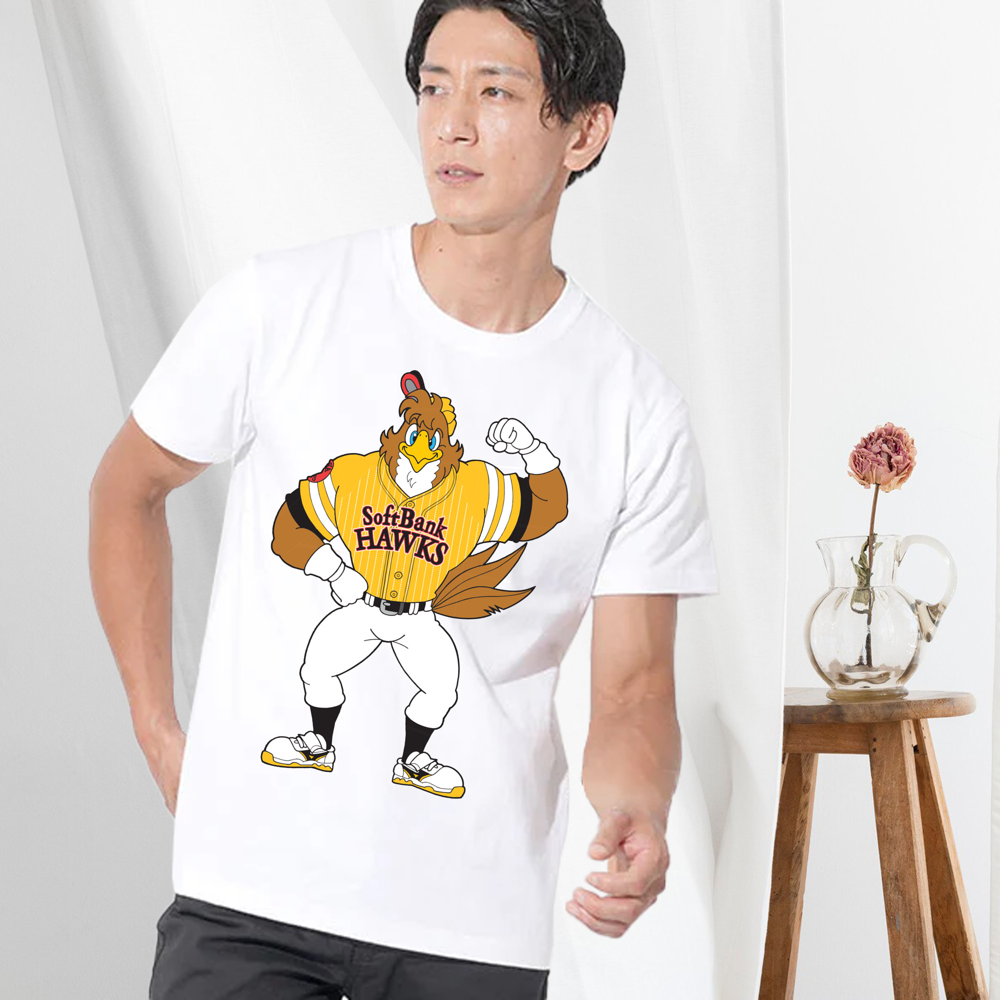 FUKUOKA SOFTBANK HAWKS MASCOT HERCULY HAWK APPLICATION TAKA NO SAITEN 2015 Logo