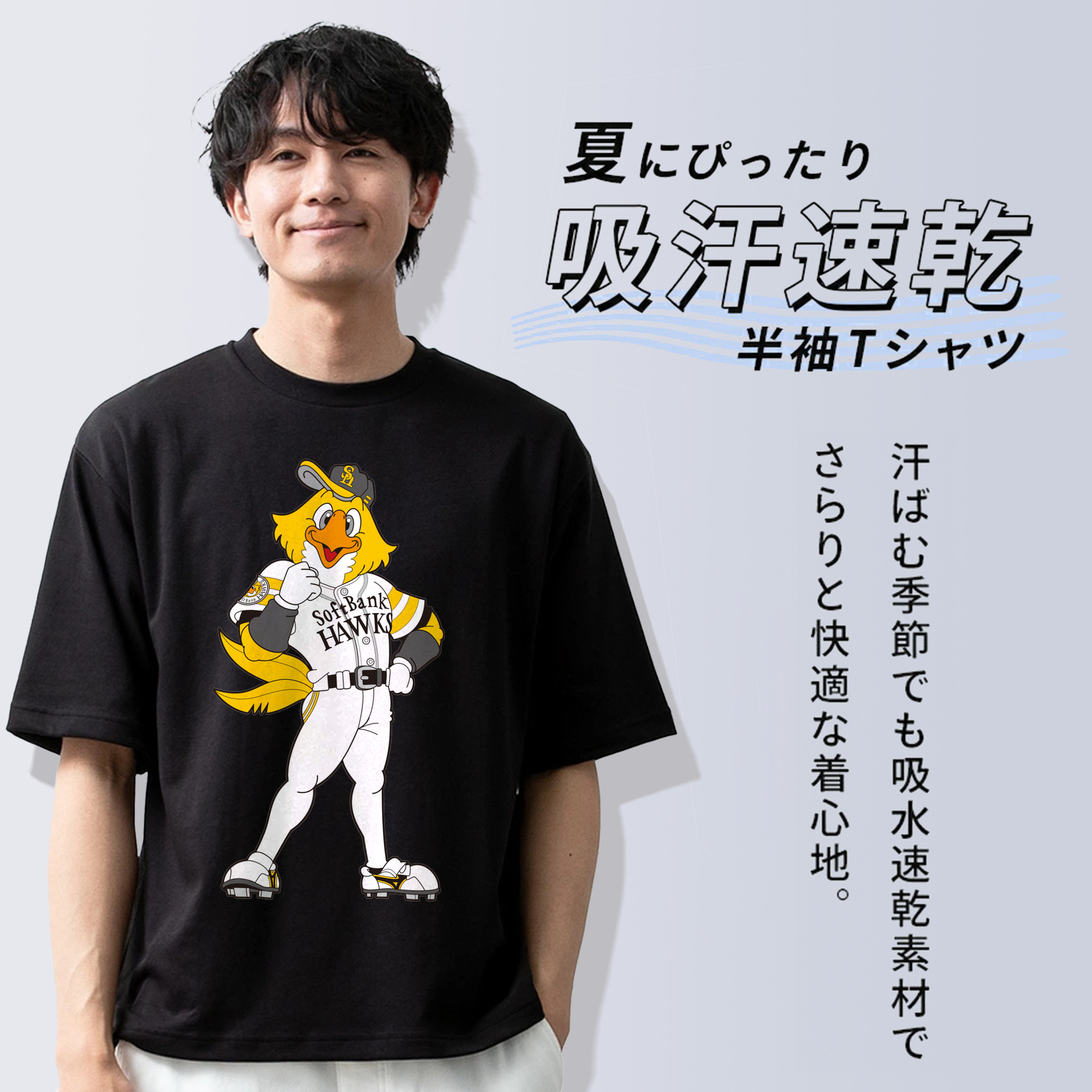 FUKUOKA SOFTBANK HAWKS MASCOT HARRY HAWK APPLICATION Logo 1