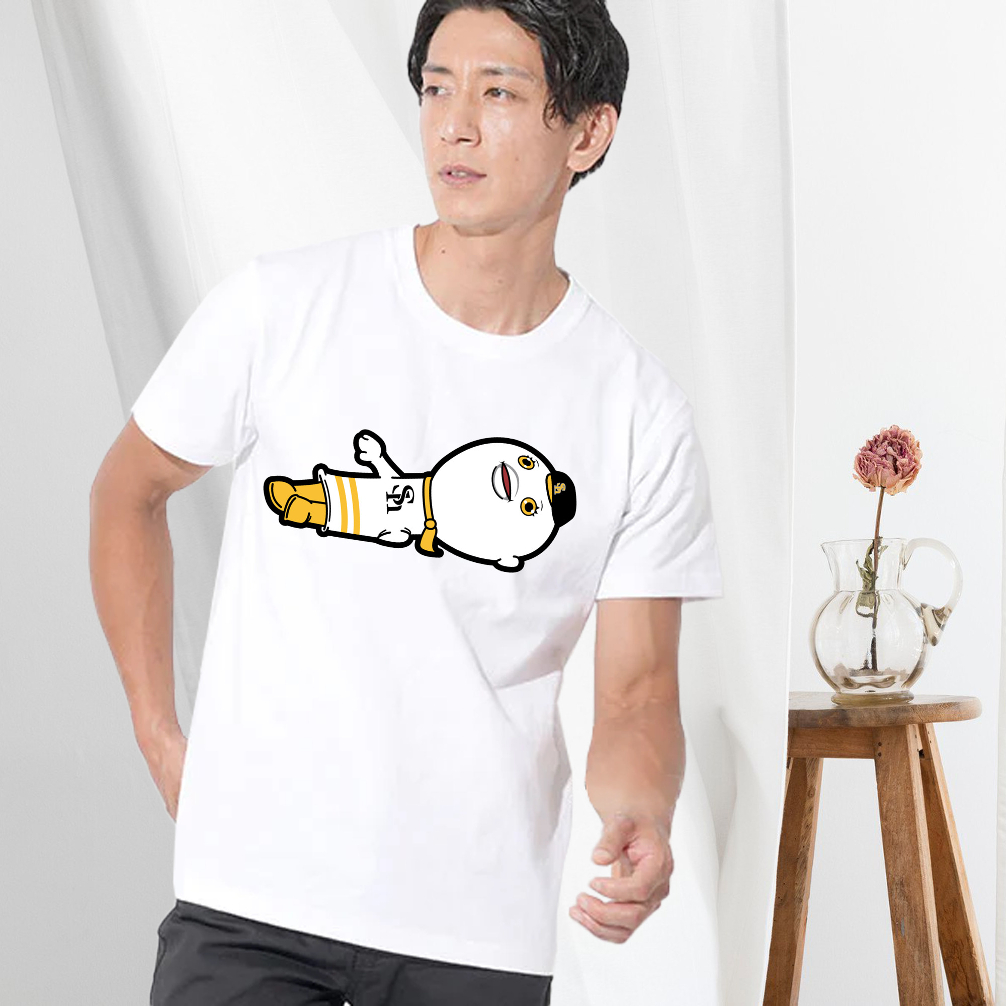 FUKUOKA SOFTBANK HAWKS MASCOT FUSANG APPLICATION LIE DOWN Logo