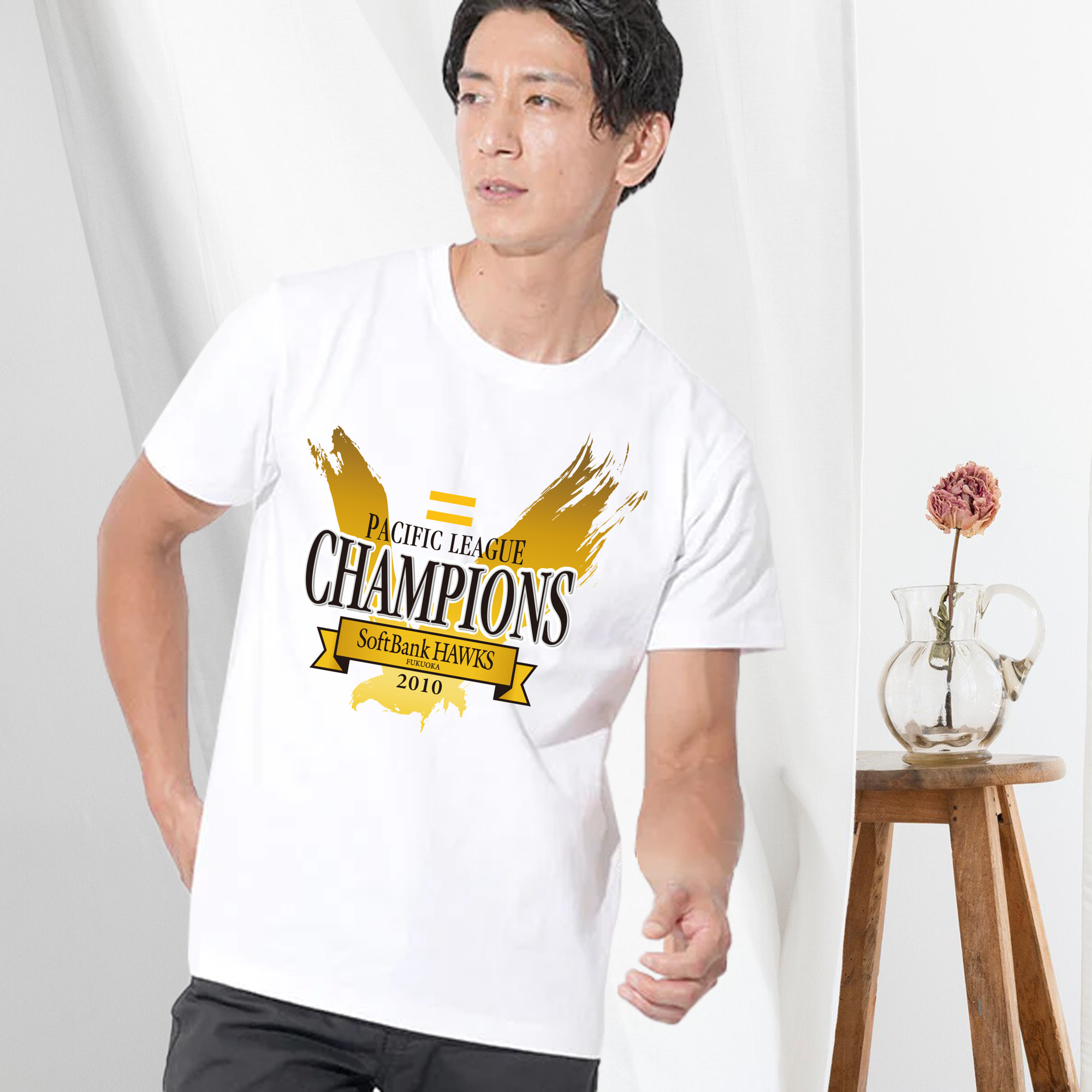 FUKUOKA SOFTBANK HAWKS PACIFIC LEAGUE 2010 CHAMPIONS Logo