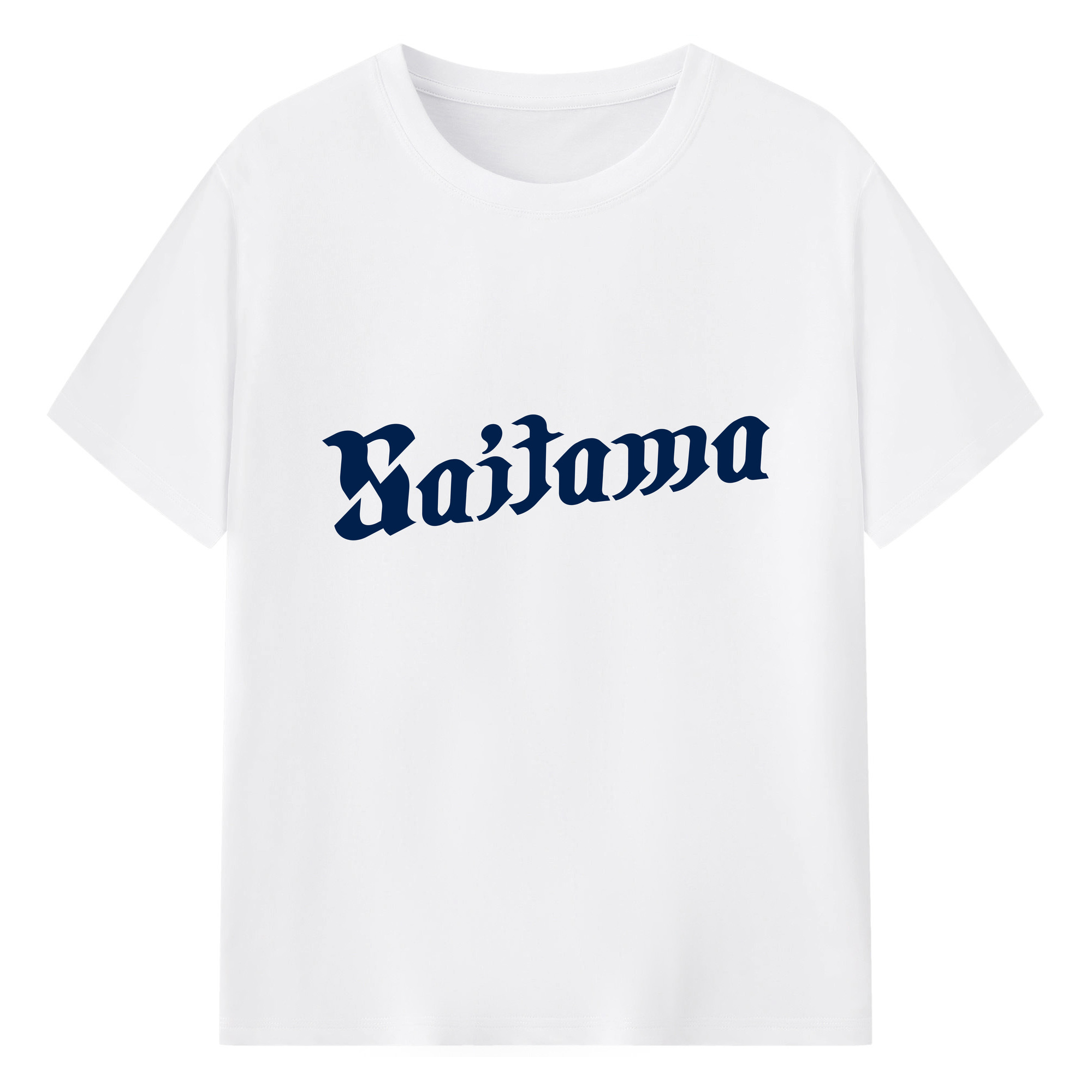 SAITAMA SEIBU LIONS SAITAMA FONT Logo - 綿100％ 半袖Tシャツ ・ フロントプリント ・ 快適 通気性 ・ 日常使い 散歩 スポーツ用