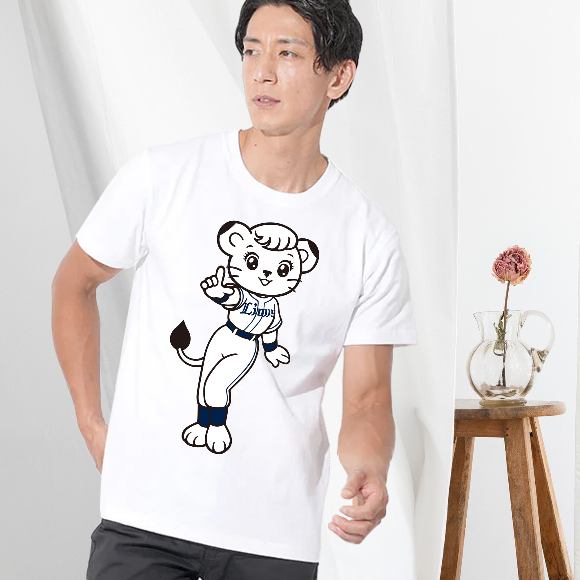 SAITAMA SEIBU LIONS MASCOT LINA 70TH ANNIVERSARY APPLICATION POSE Logo