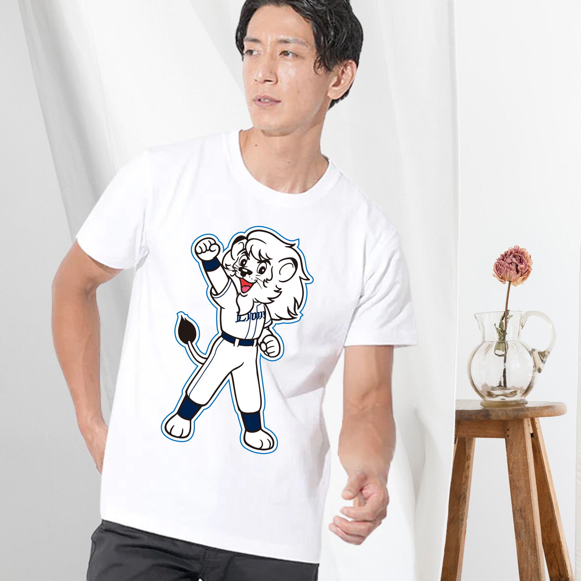 SAITAMA SEIBU LIONS MASCOT LEO 70TH ANNIVERSARY APPLICATION FIGHTING BORDER LINE Logo