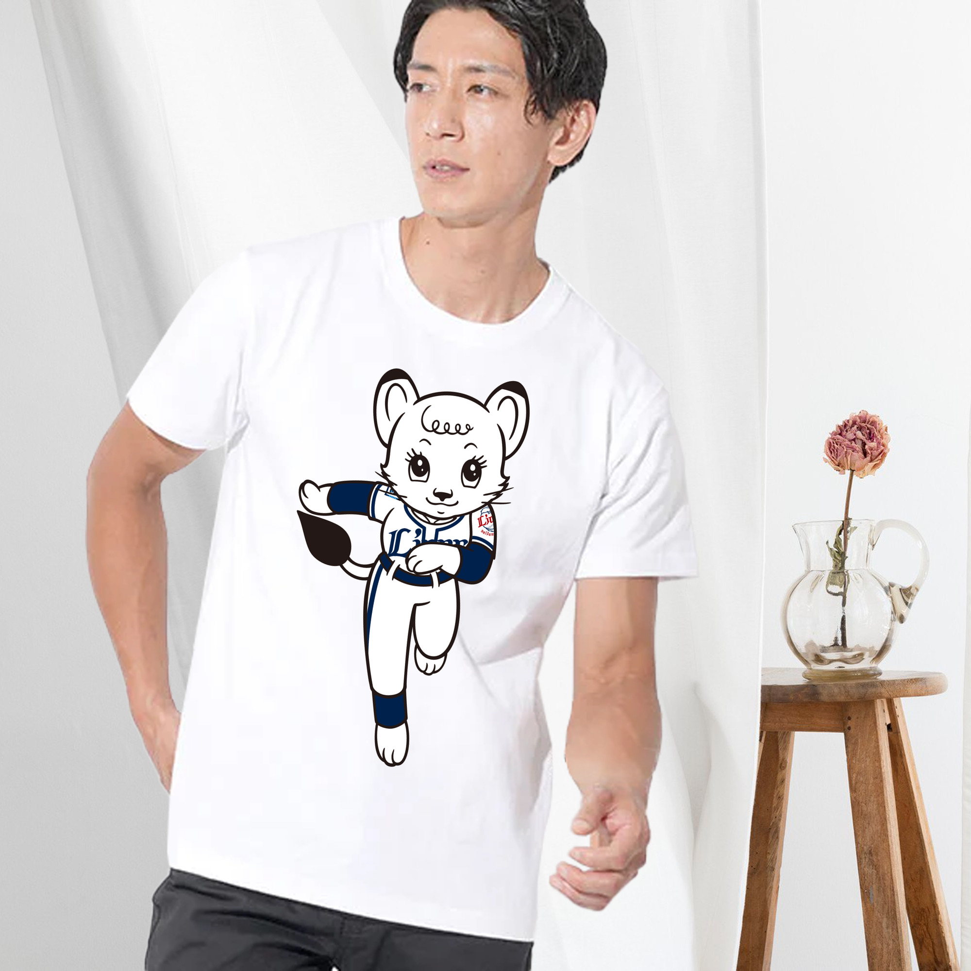 SAITAMA SEIBU LIONS MASCOT LINA APPLICATION RUNNING WE ARE THE ONE Logo