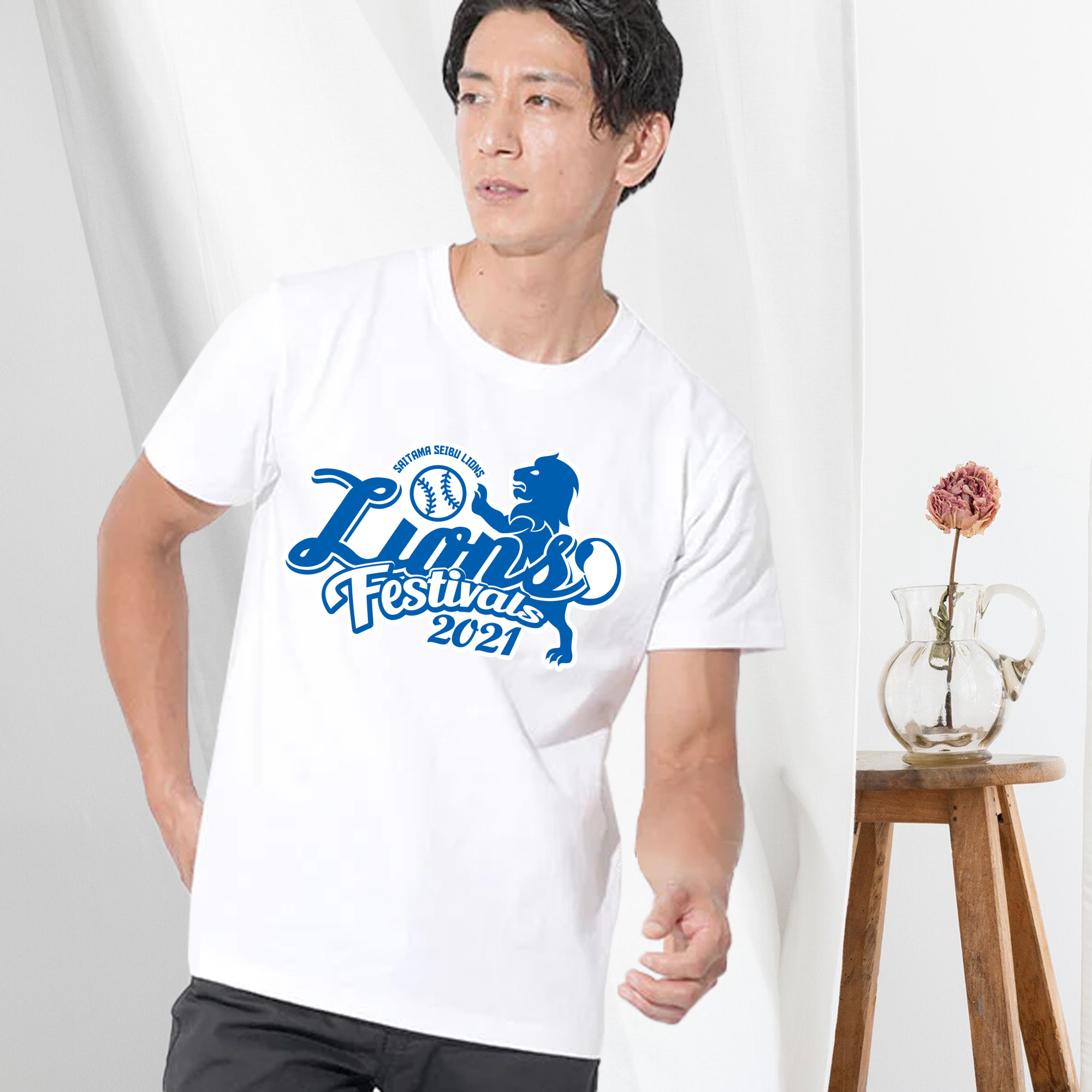 SAITAMA SEIBU LIONS LIONS FESTIVALS 2021 EMBLEM APPLICATION BLUE Logo